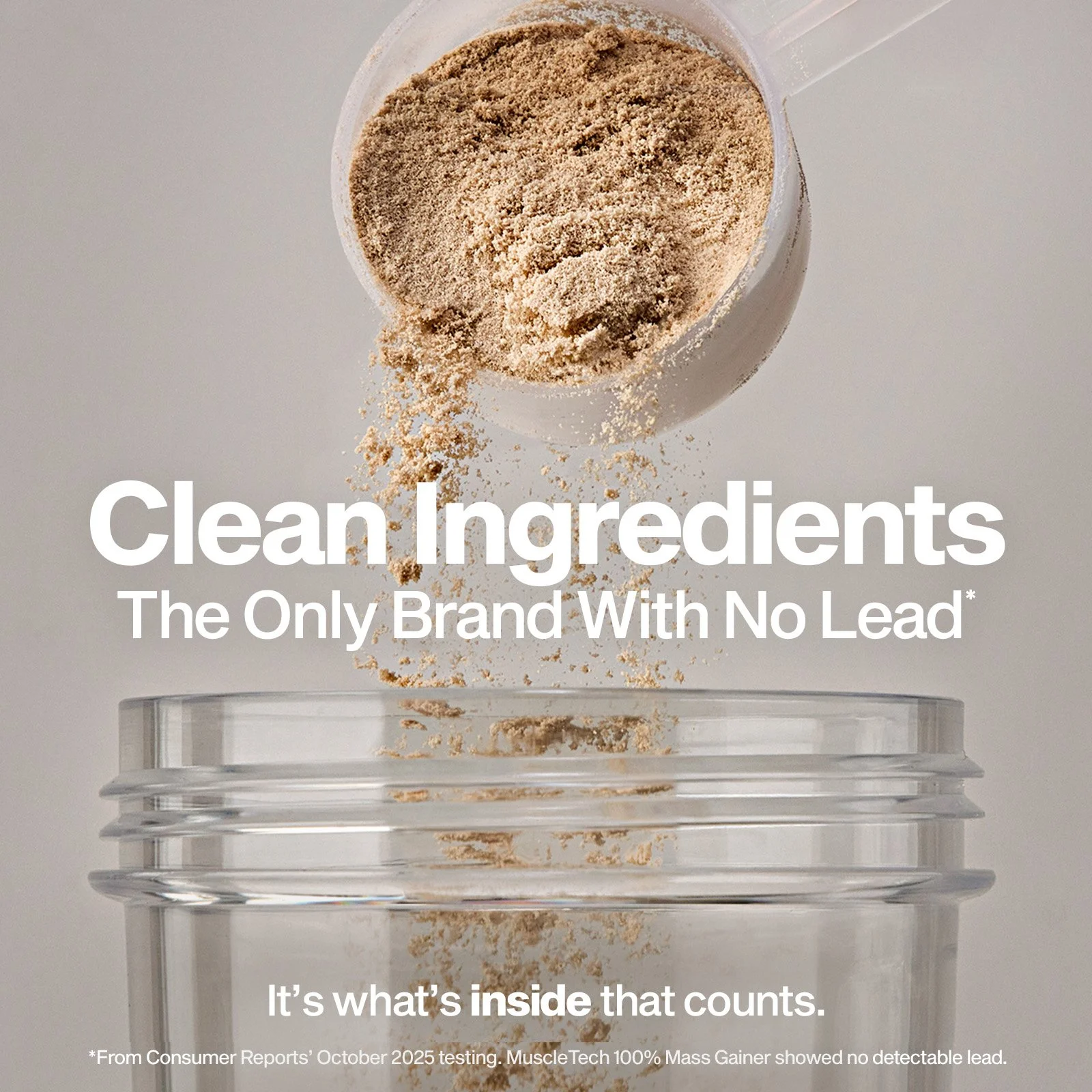 MuscleTech No Lead Campaign