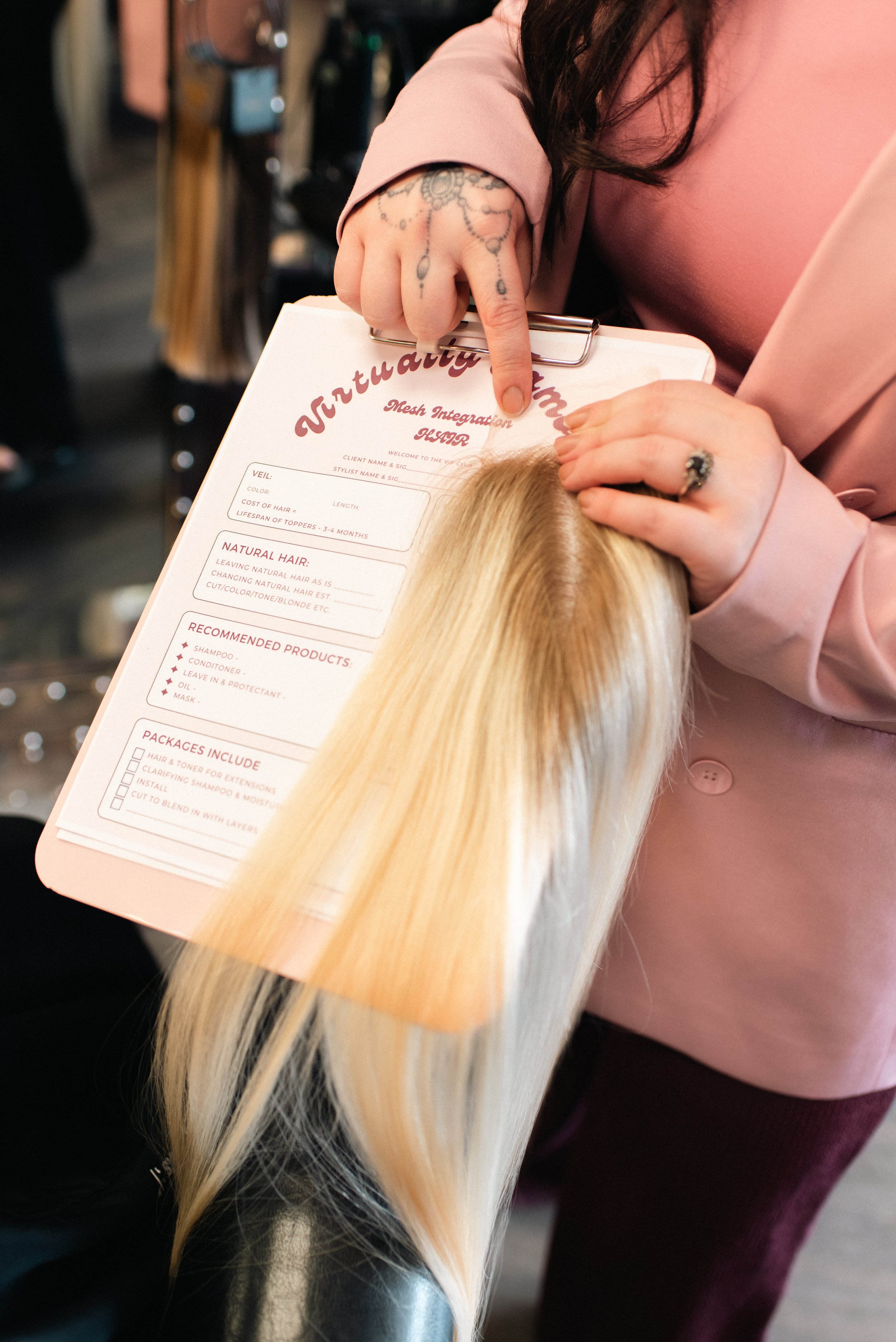 Hair loss consultation form