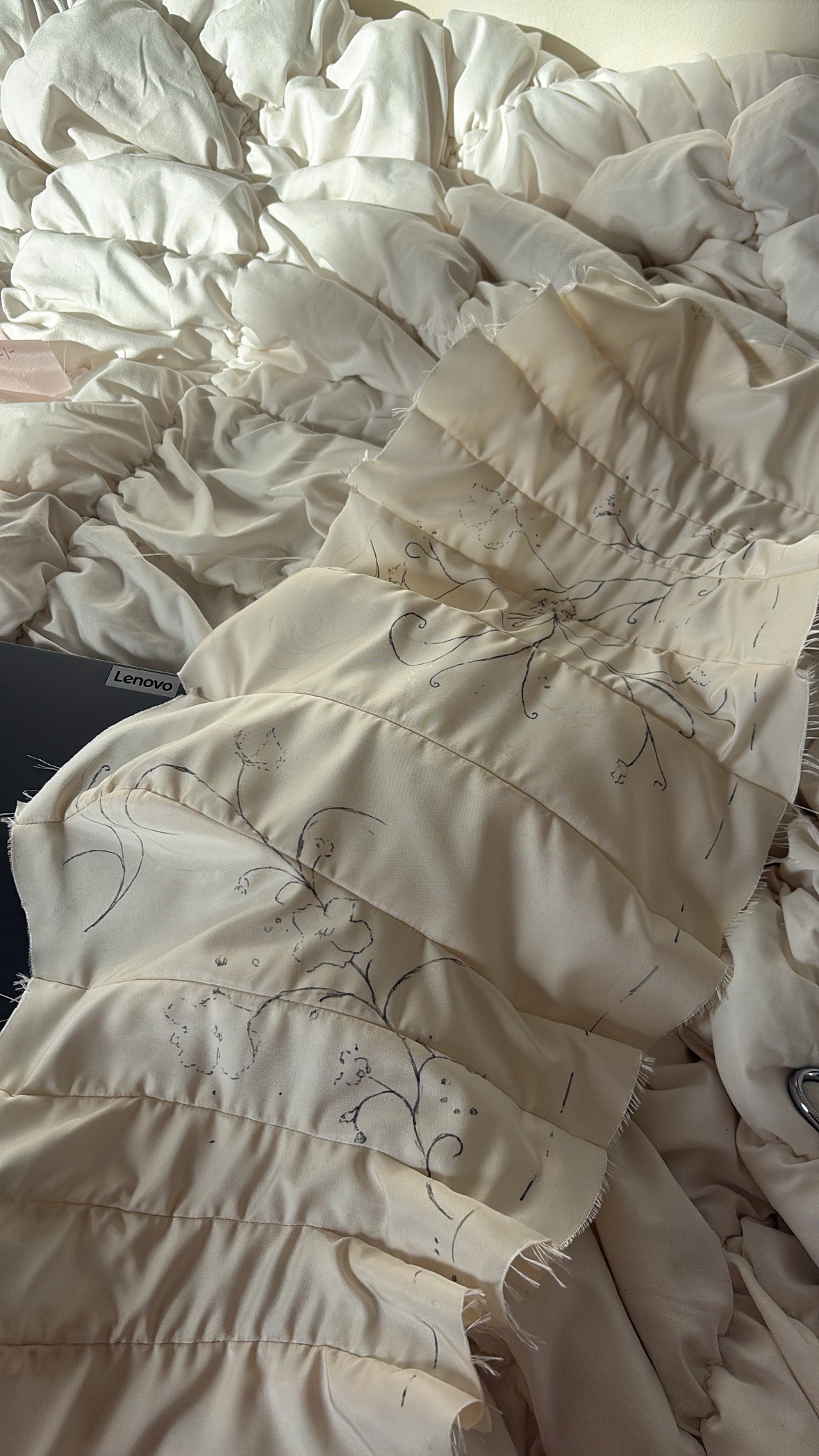Corset in progress