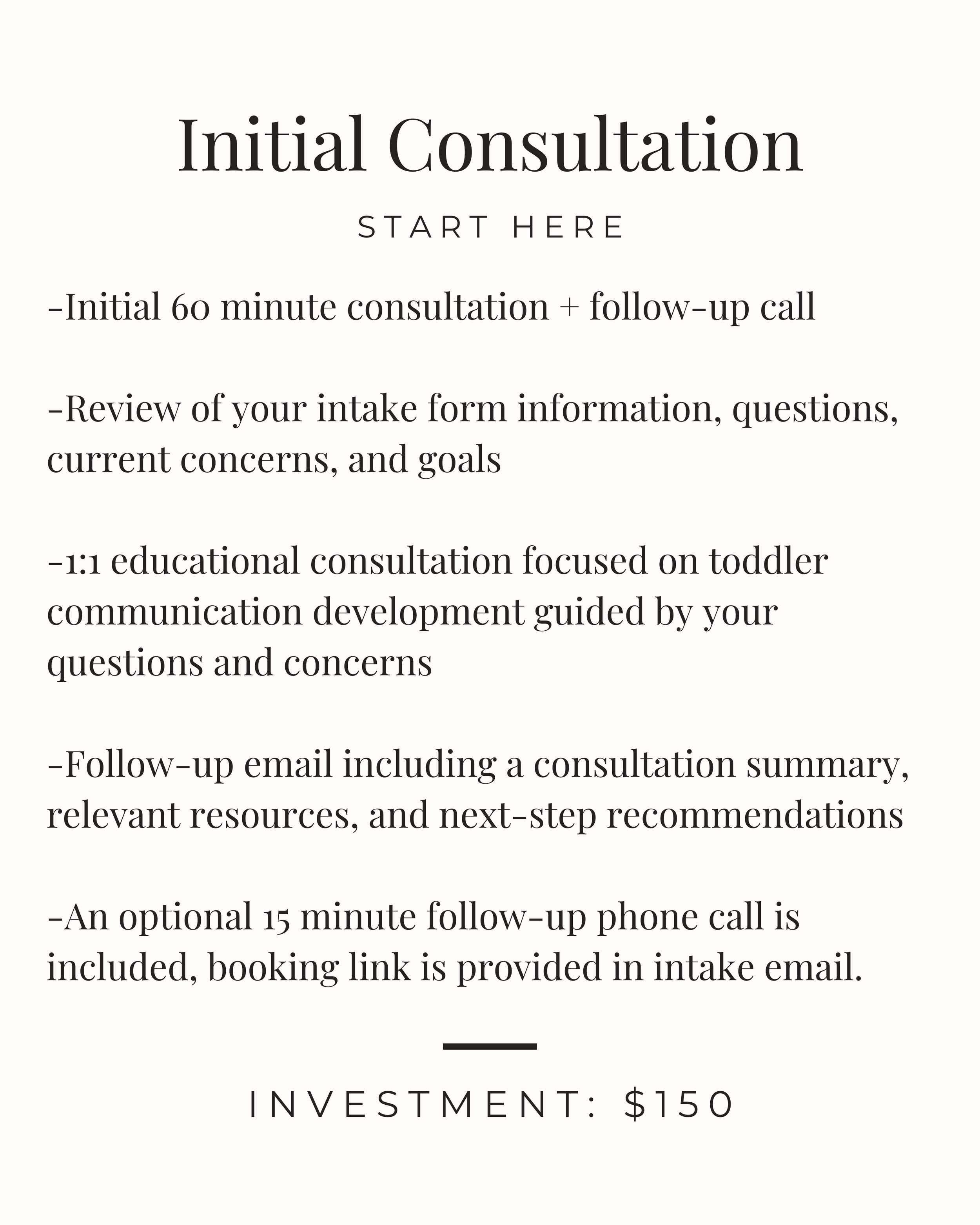 Decorative background card for Initial Consultation