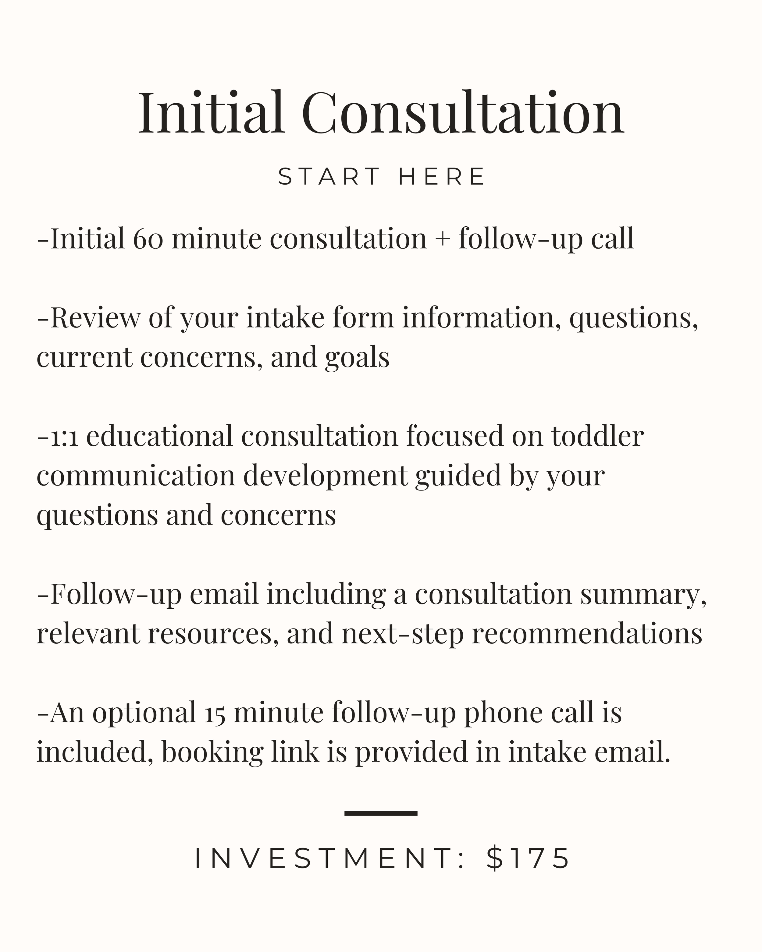 Decorative background card for Initial Consultation