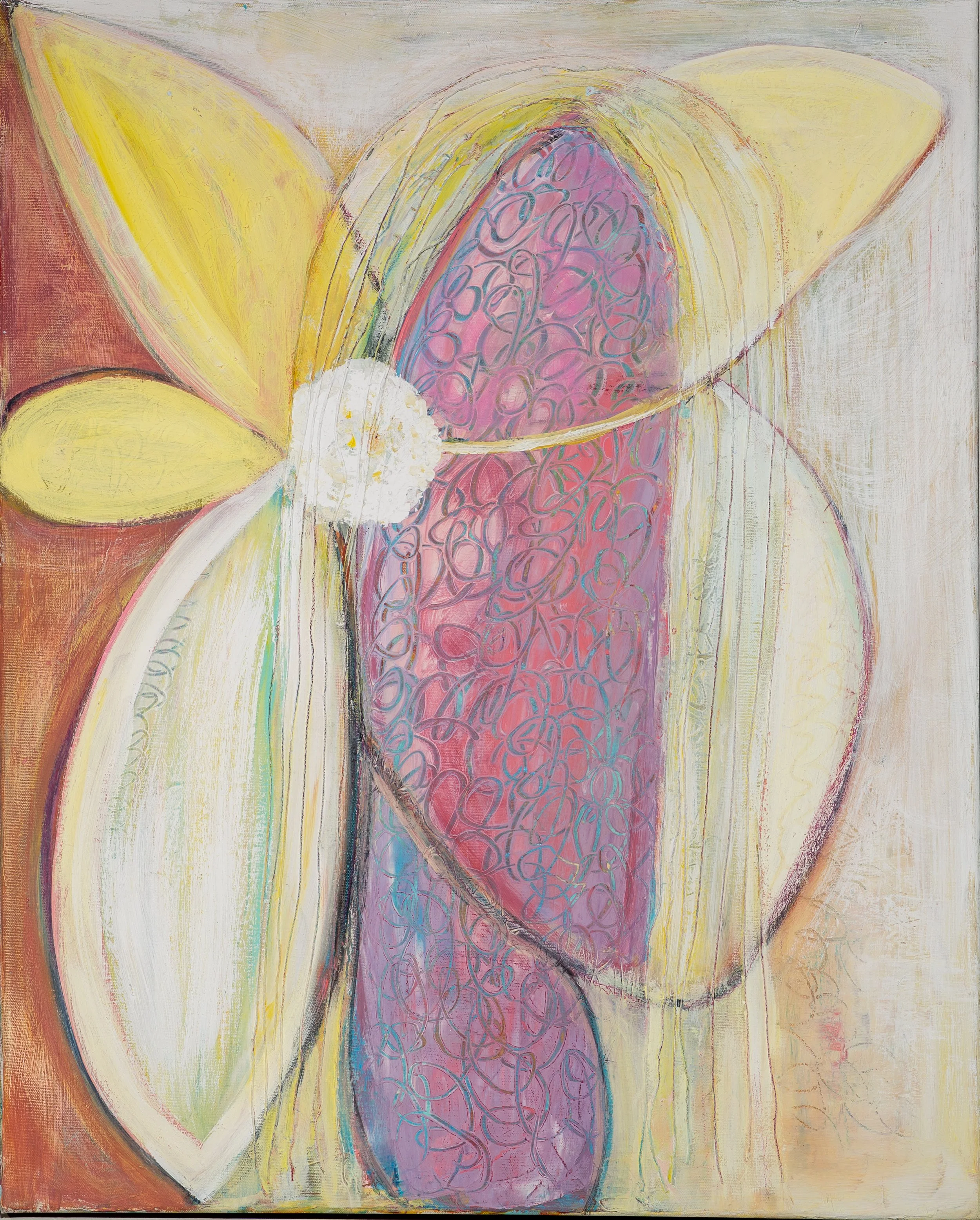 The Heart of Spring - Acrylic and Oil on Canvas