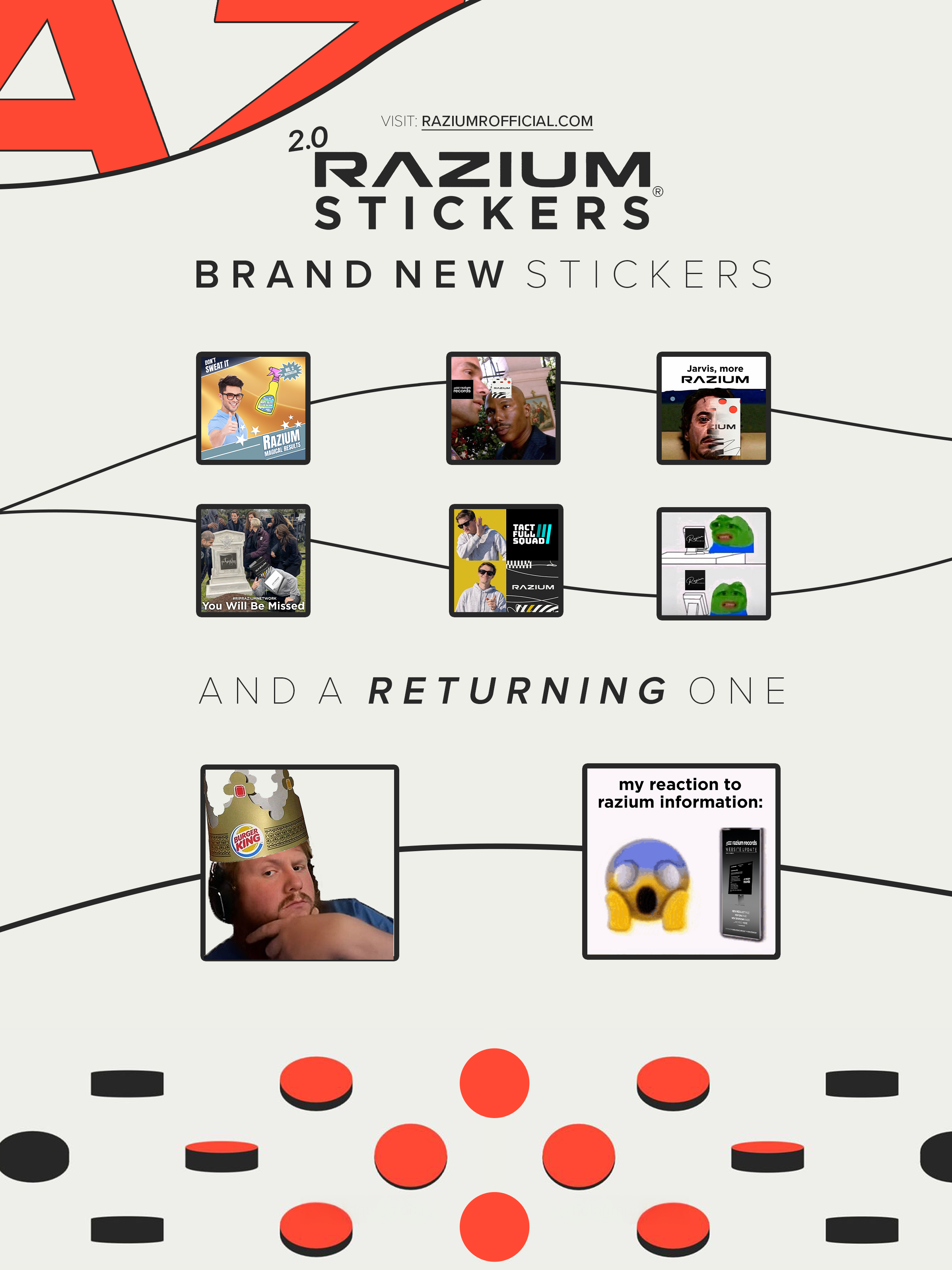 Razium Stickers 2.0 Is Out Now.