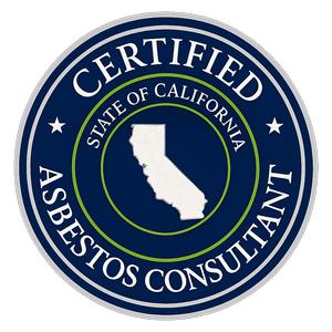 California Certified Asbestos Consultant seal