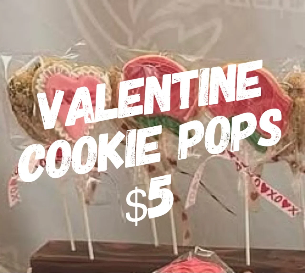 Valentine Cookie Pops