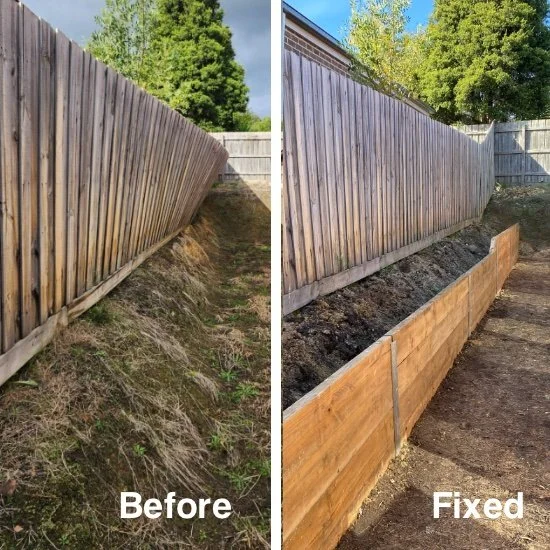 Fence and Retaining Wall