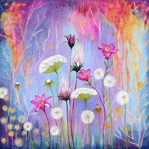 The Courage to Grow Canvas Giclee Print