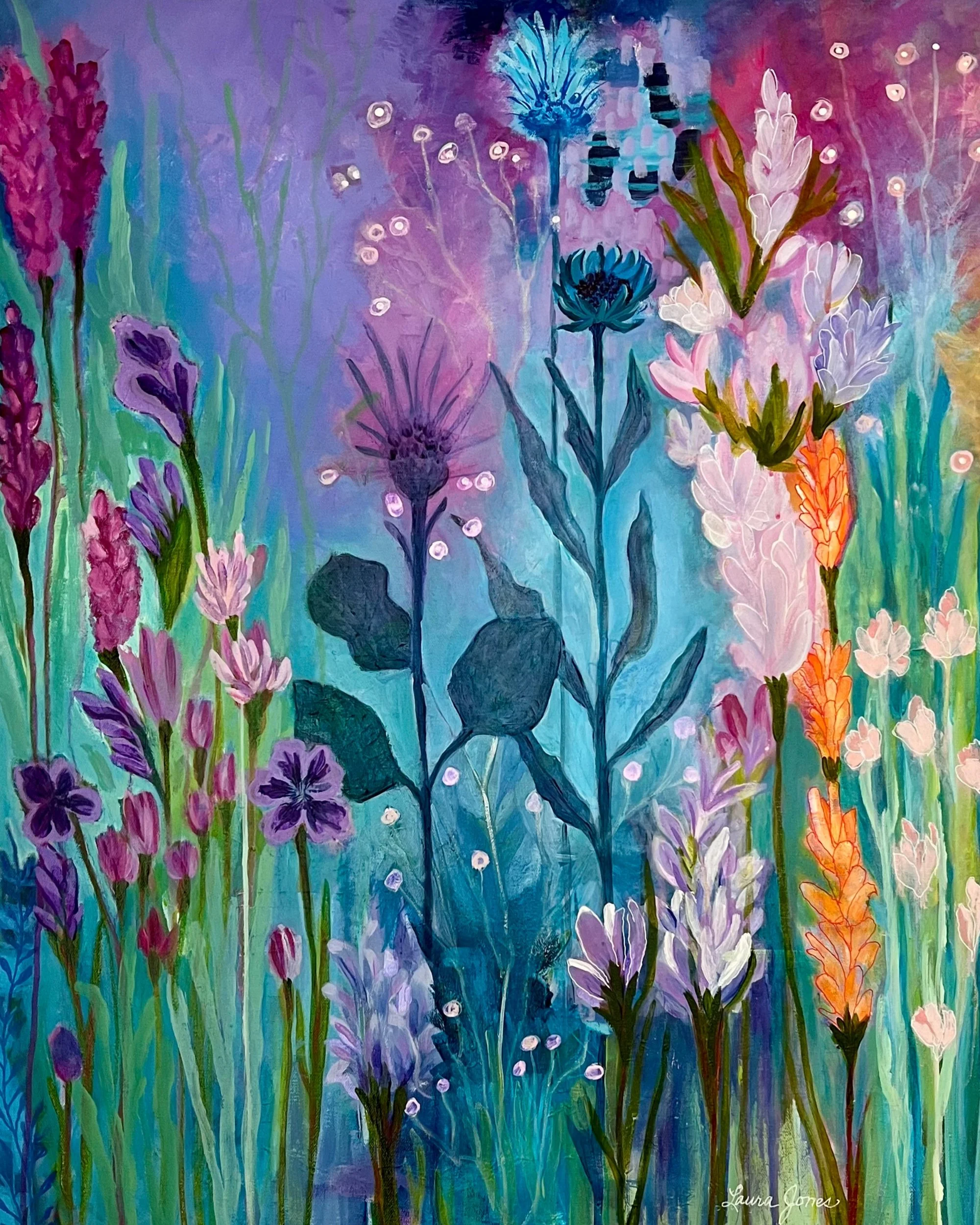 The Healing Garden Fine Art Paper Giclee Print