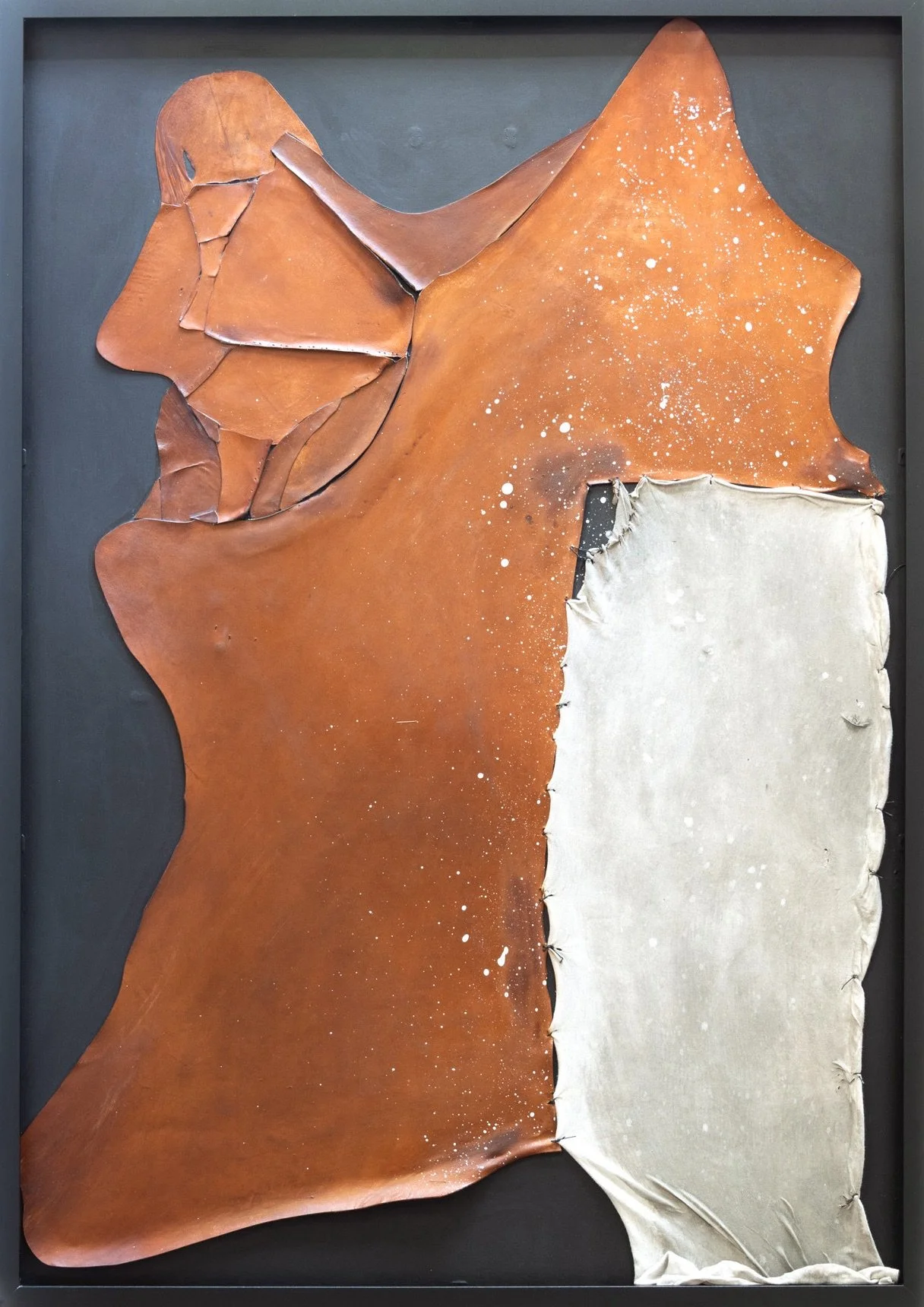 Thin Skin, a mixed-media artwork by Michelle Gow exploring vulnerability, surface tension and material fragility.