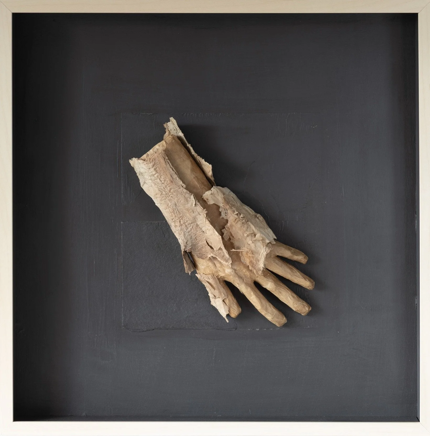 Release, mixed-media artwork by Michelle Gow exploring surrender, transformation and memory through paper and wire.