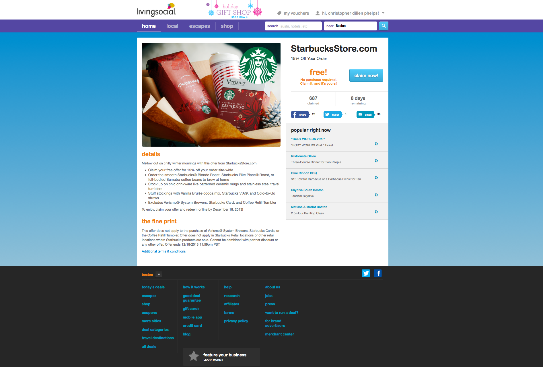 STAMPEDE DEALS FOR LIVINGSOCIAL