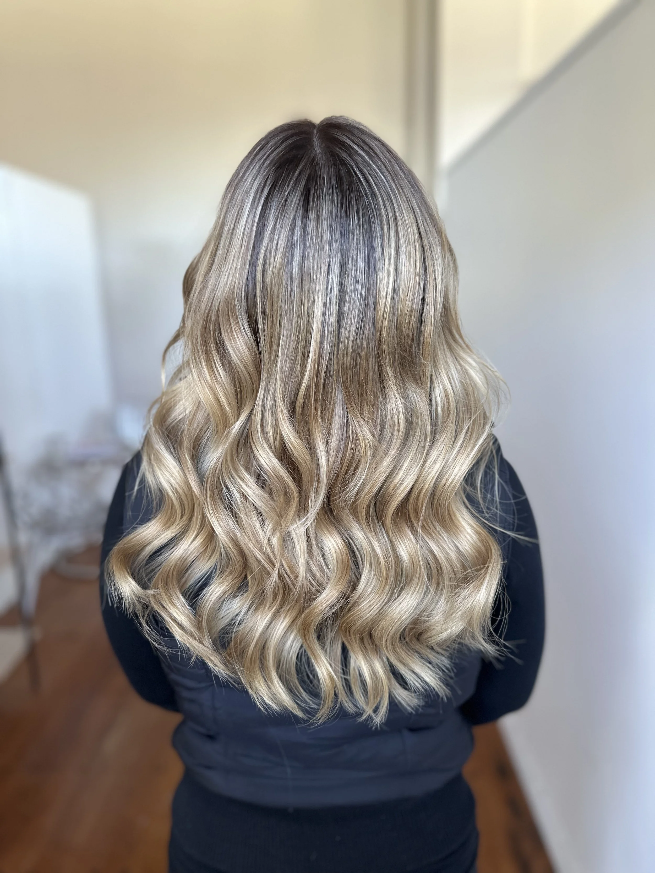 Creamy Blonde Hair Colour, Hair Extensions Tauranga
