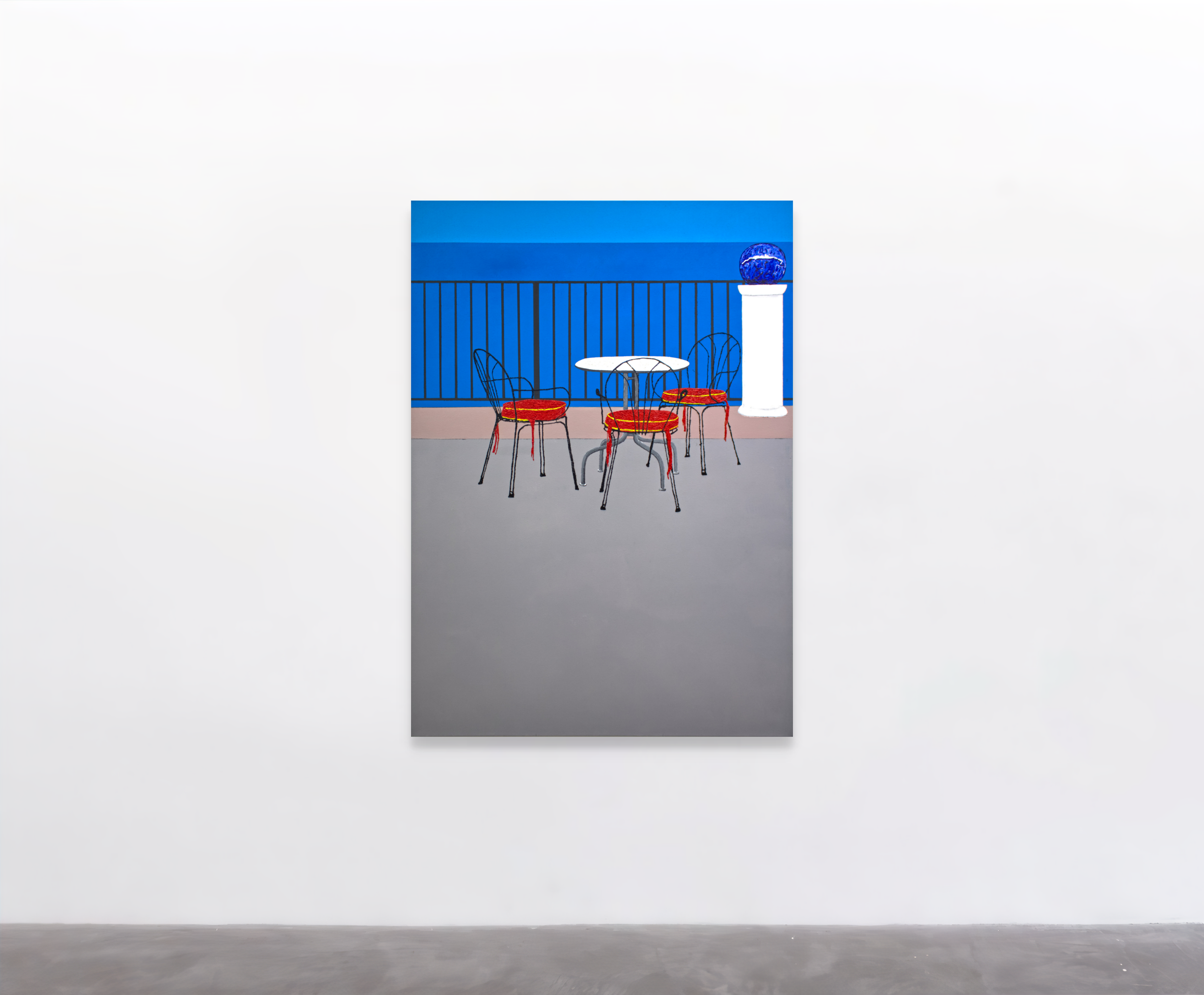 Procida, 2022, acrylic and oil on cotton - 140 x 100 x 4cm