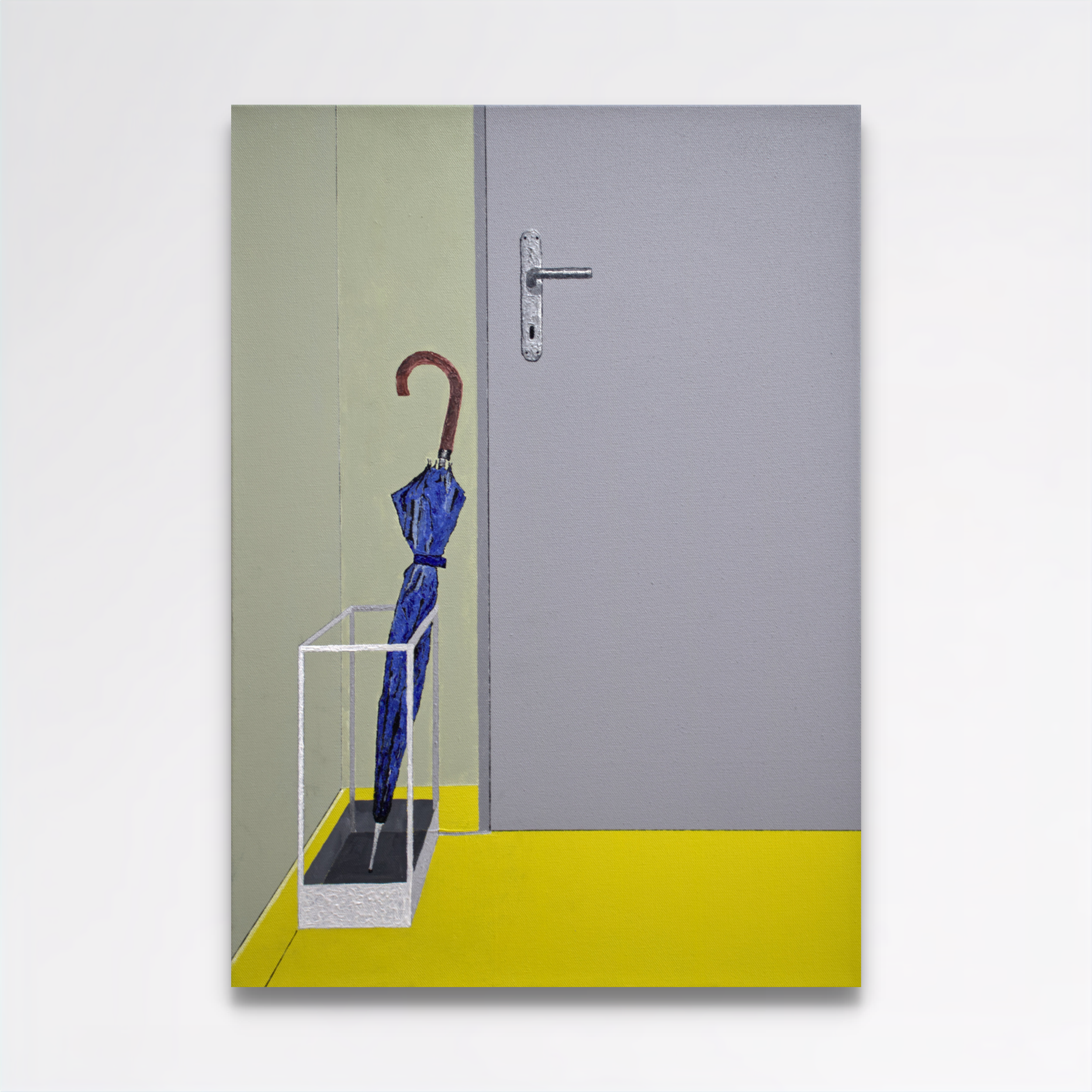 Ombrello (umbrella), 2022, acrylic and oil on cotton - 70 x 50 x 4cm