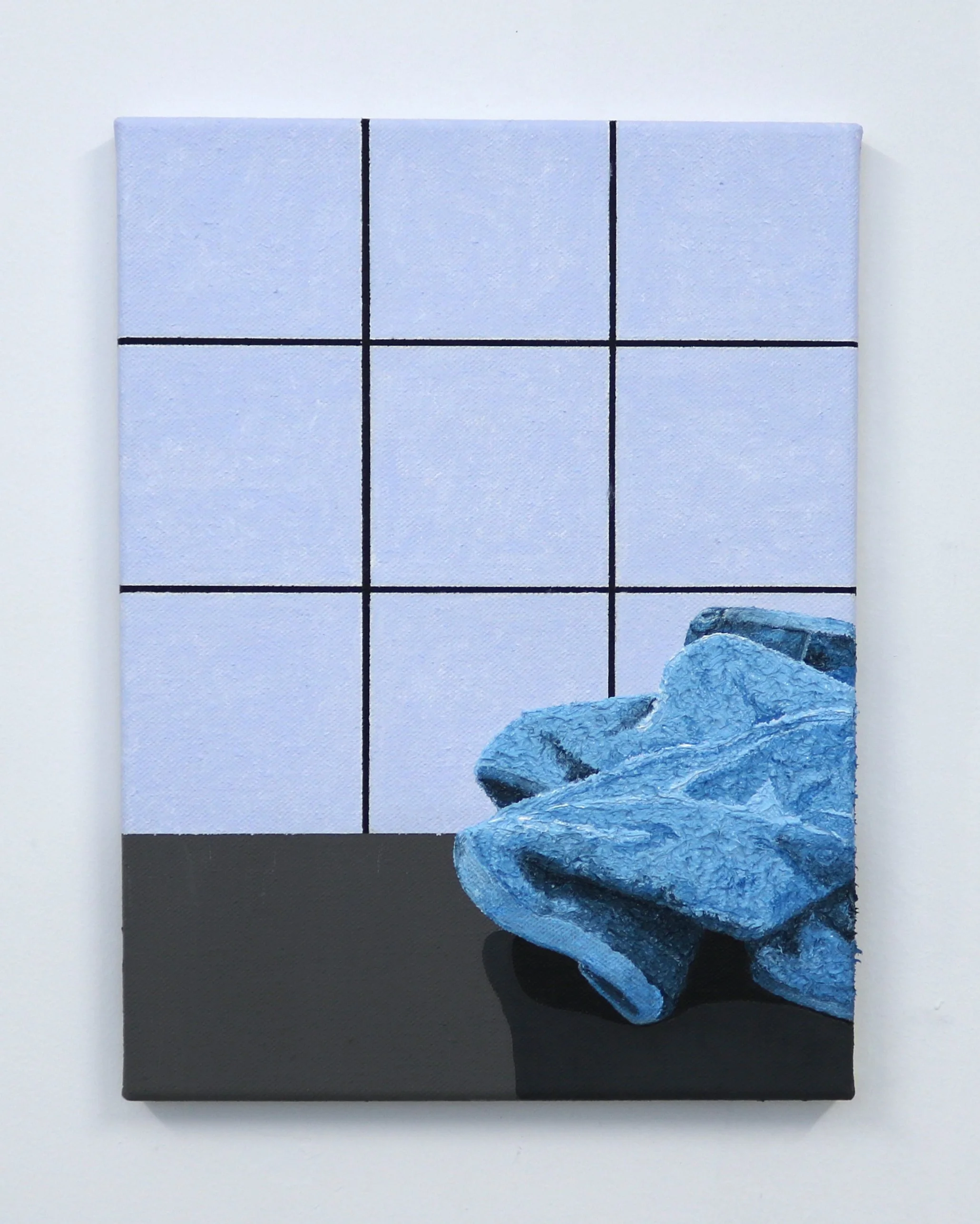 Variazione 4, 2025, acrylic and oil on canvas - 40 x 30 x 2cm