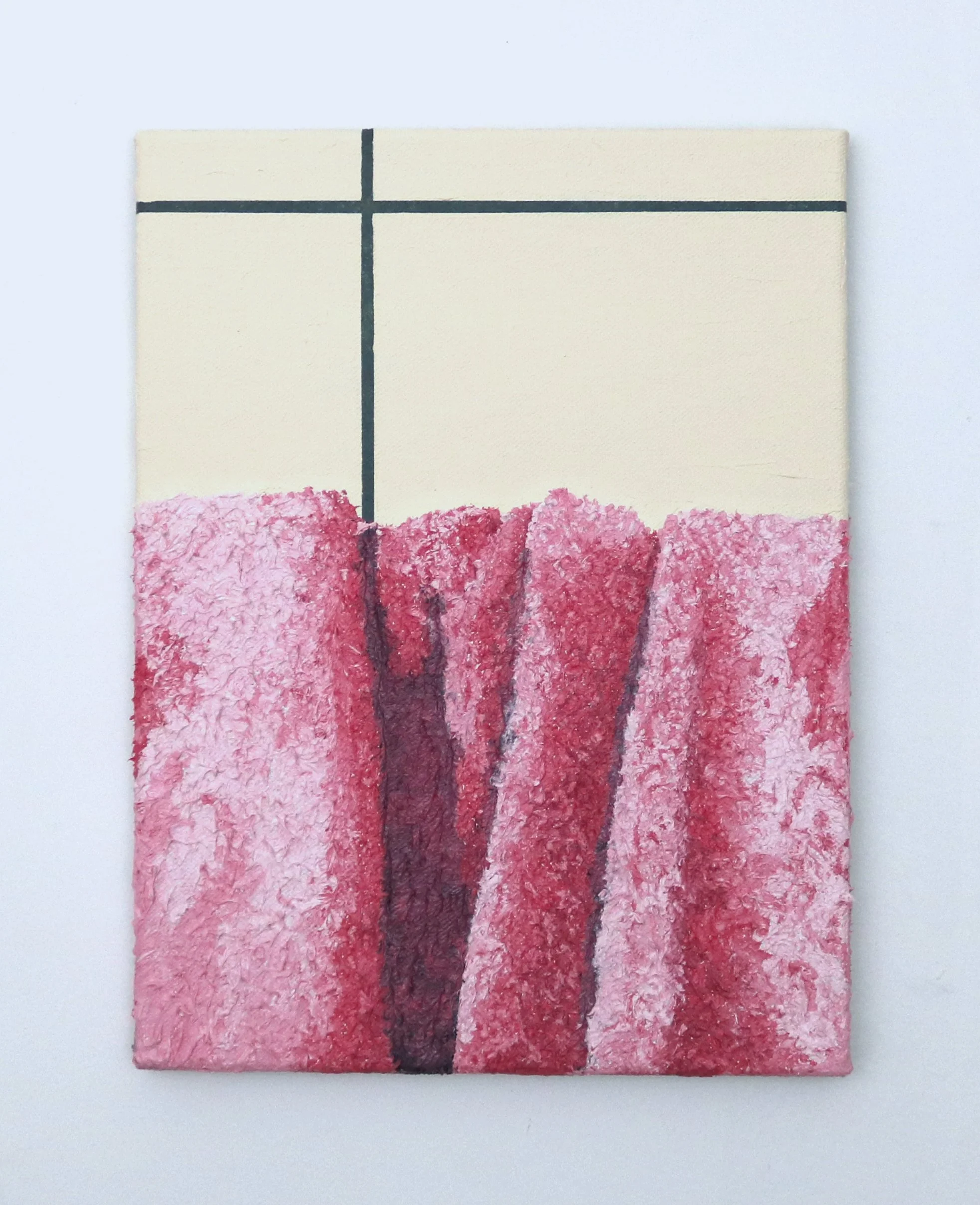 Variazione 7, 2025, acrylic and oil on canvas - 40 x 30 x 2cm