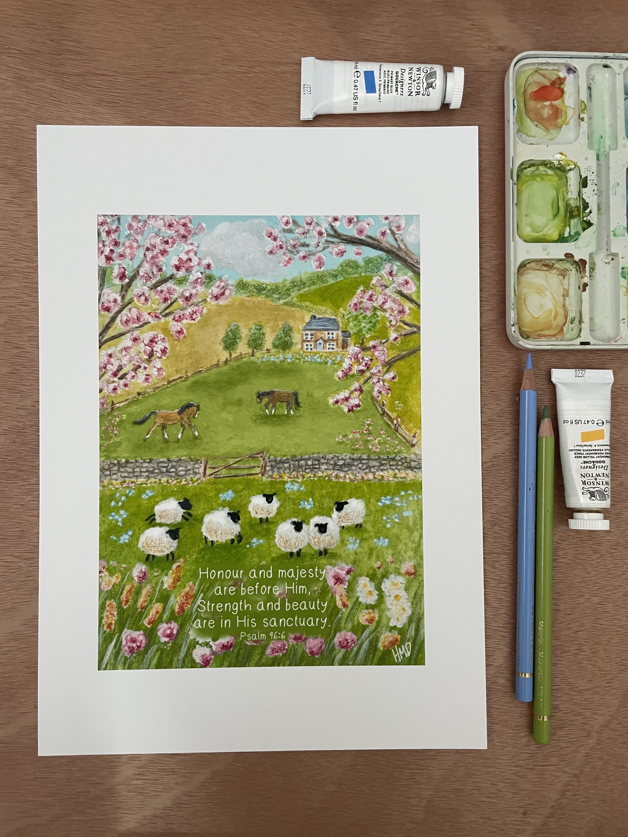 Honour & Majesty | Fine Art Print with Verse