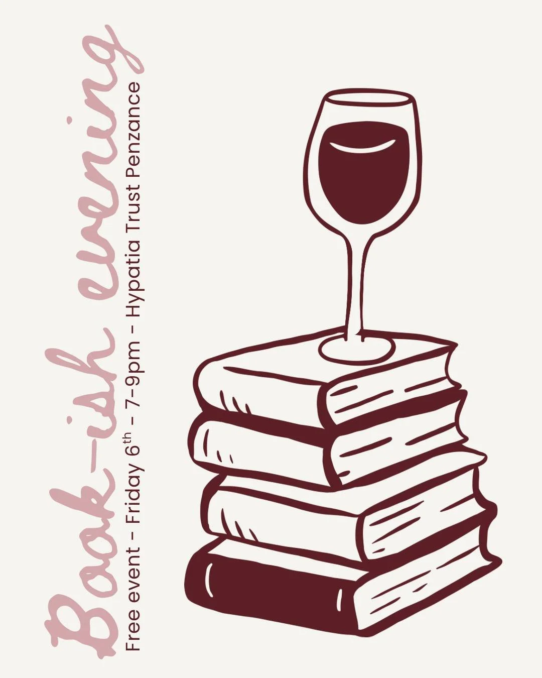 ✨📚 Books, books, books&hellip; and more books 📚✨

Join us at the beautiful Hypatia Trust in Penzance for a free evening surrounded by shelves, stories and fellow book lovers.

Whether you&rsquo;re a lifelong reader, have just rediscovered your love
