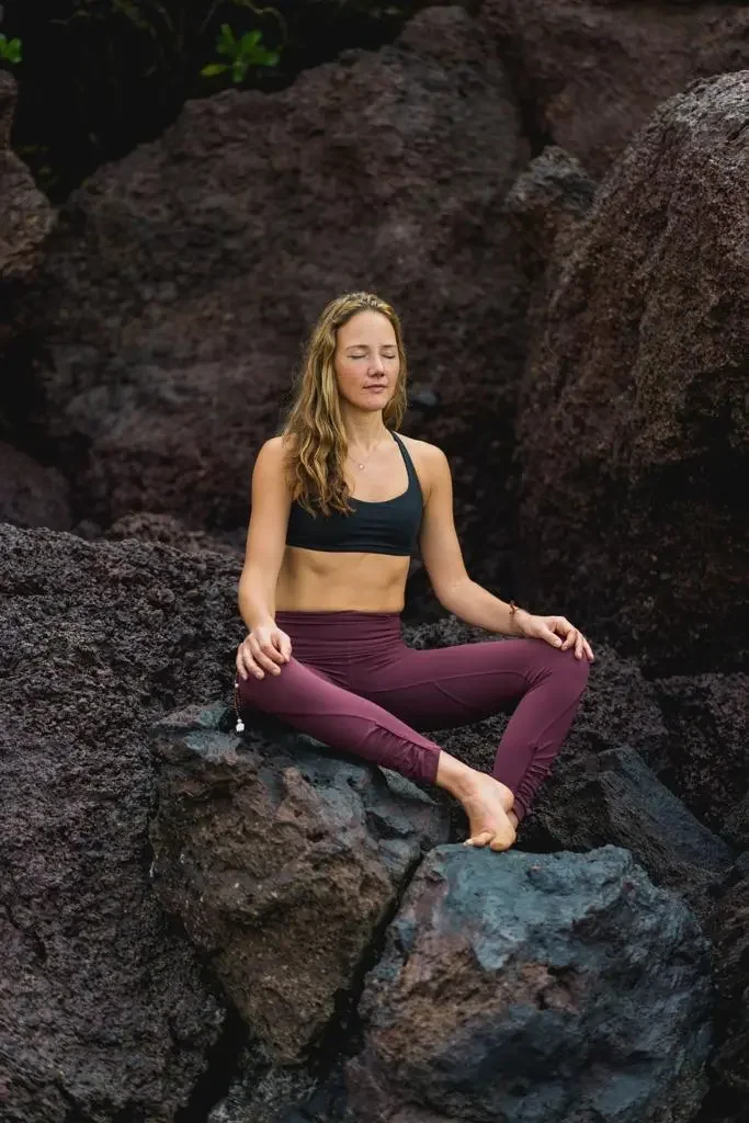 Jessica Stewart leading a Meditation session
