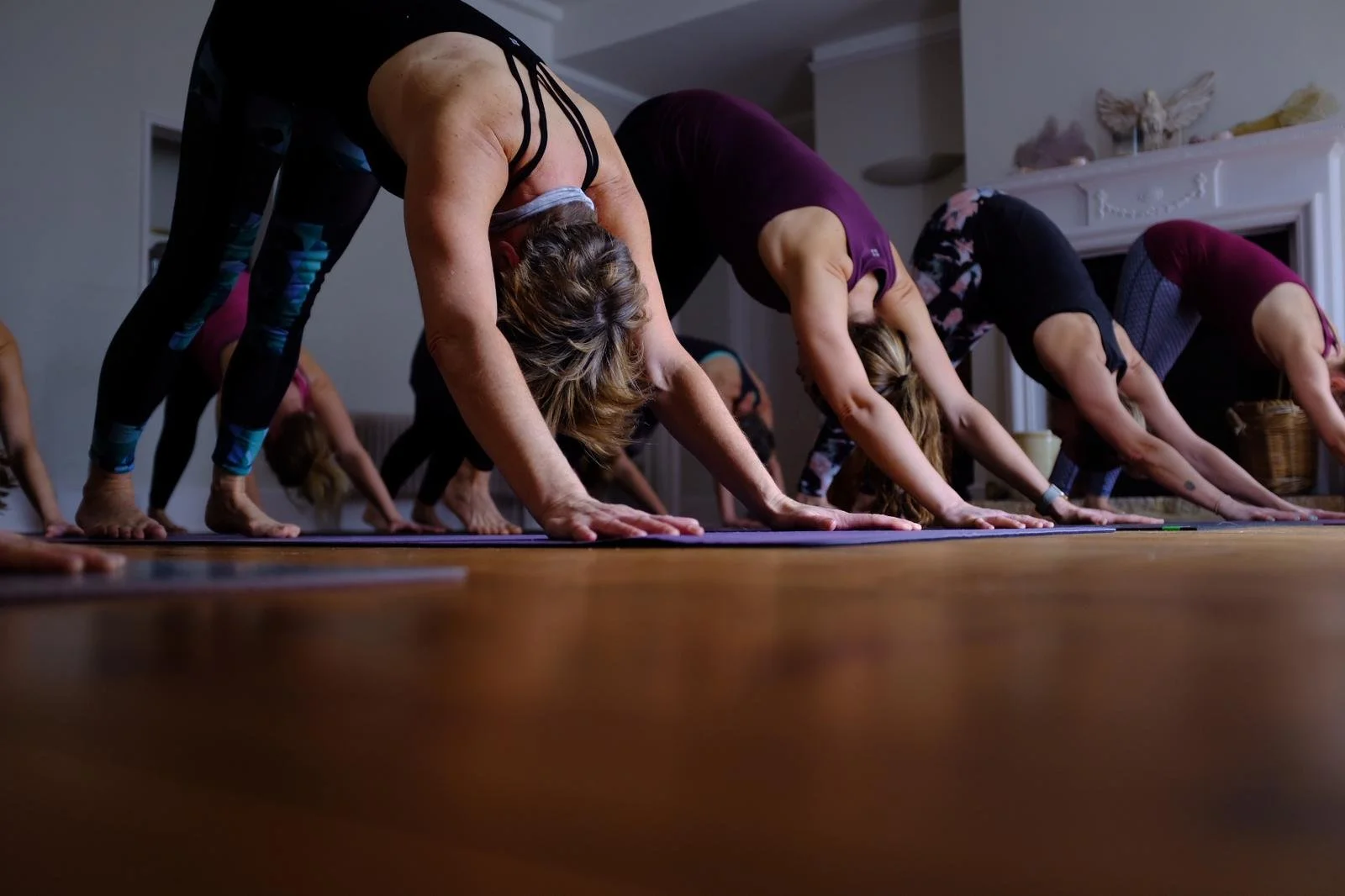 Guided breathing exercises with Jessica Stewart at Sramana Studio