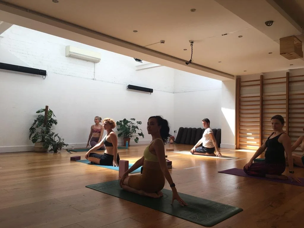 Yoga workshop led by Jessica Stewart in Lewes and Tunbridge Wells.