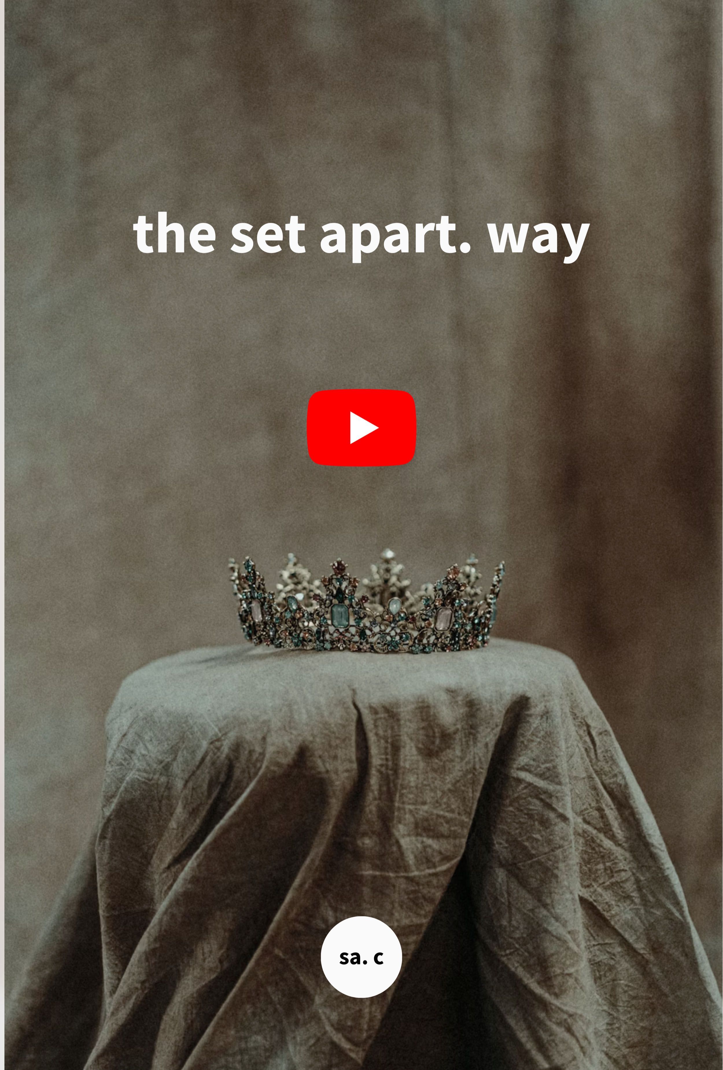 set apart. church