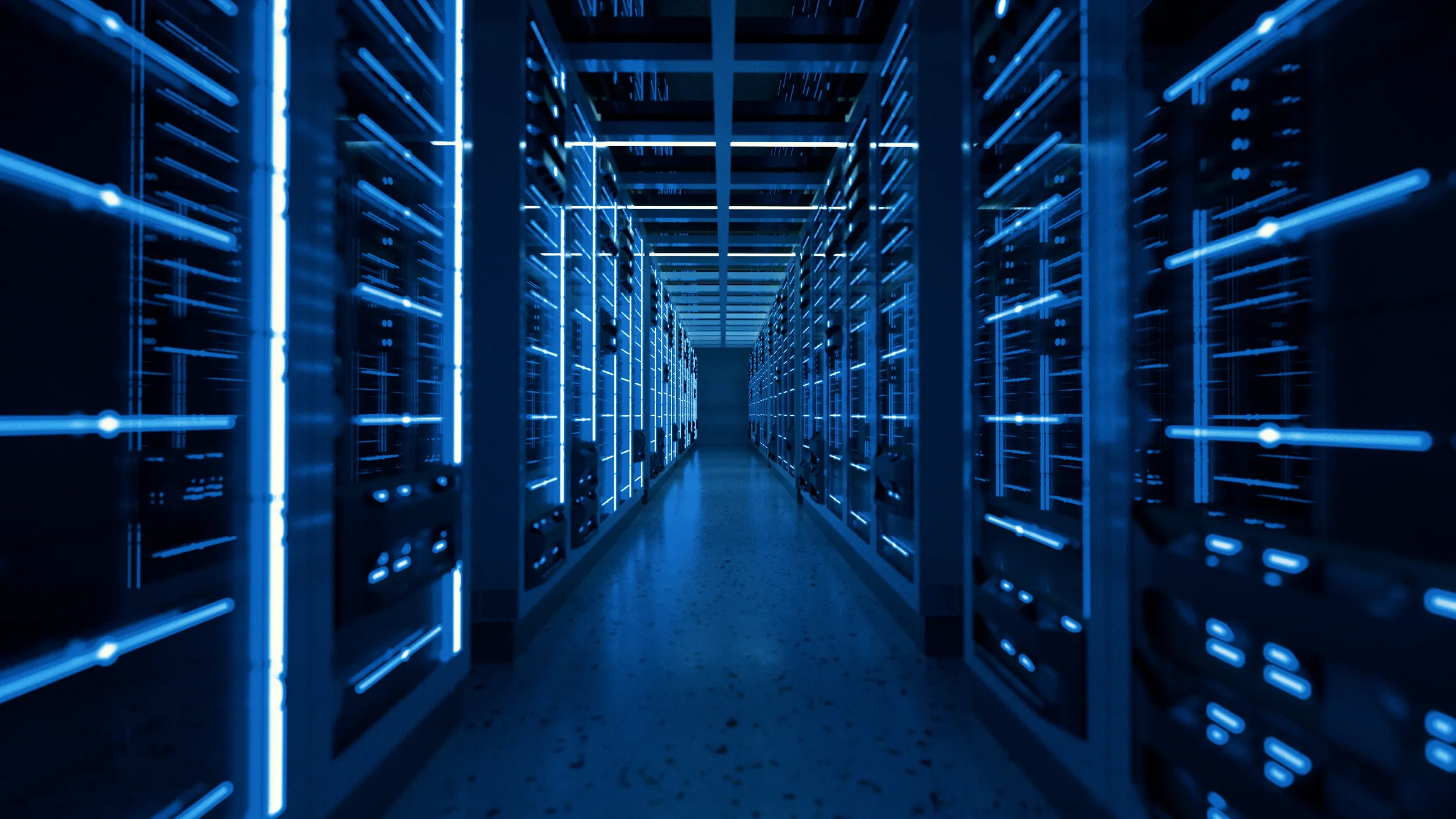 Data centre or technology facility with restricted access areas and sensitive infrastructure requiring strong security protection