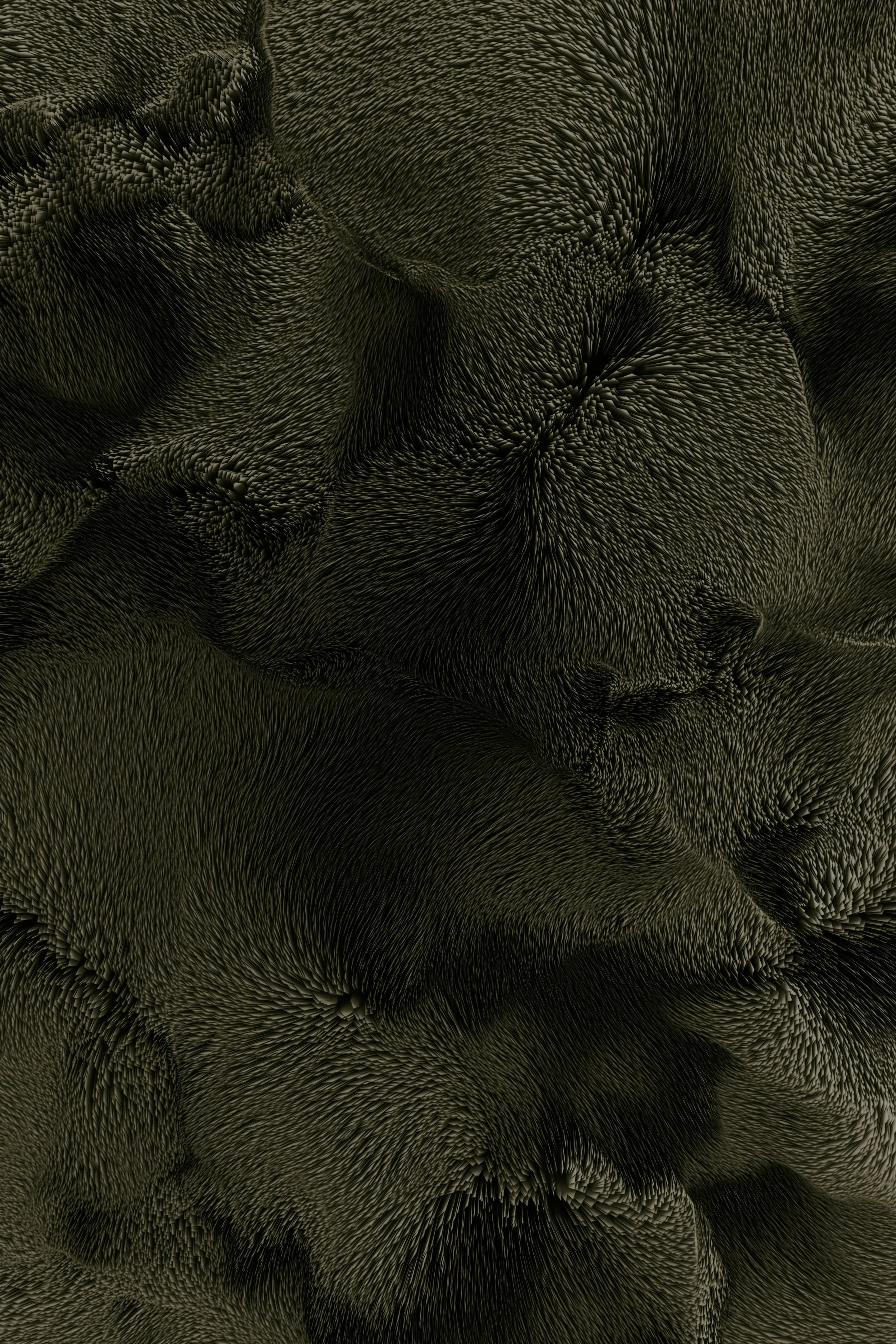 Abstract textured pattern with swirling lines in shades of black and dark gray.