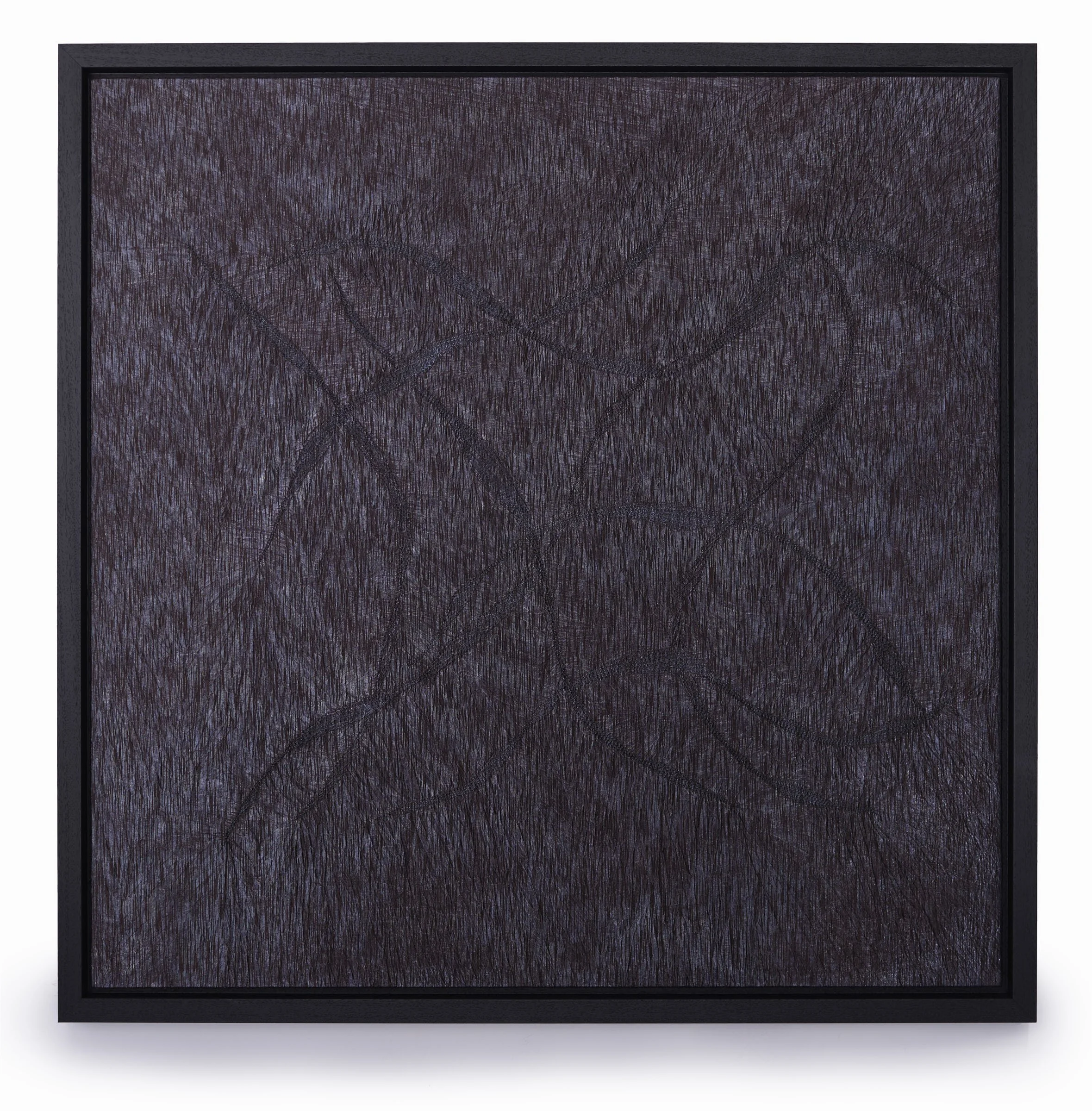 Sudoku Neurons, "Black or Blue?"
Hand stitched and pleated aluminium slit yarn fabric.
Price on application
Image: Dewi Tannat Lloyd