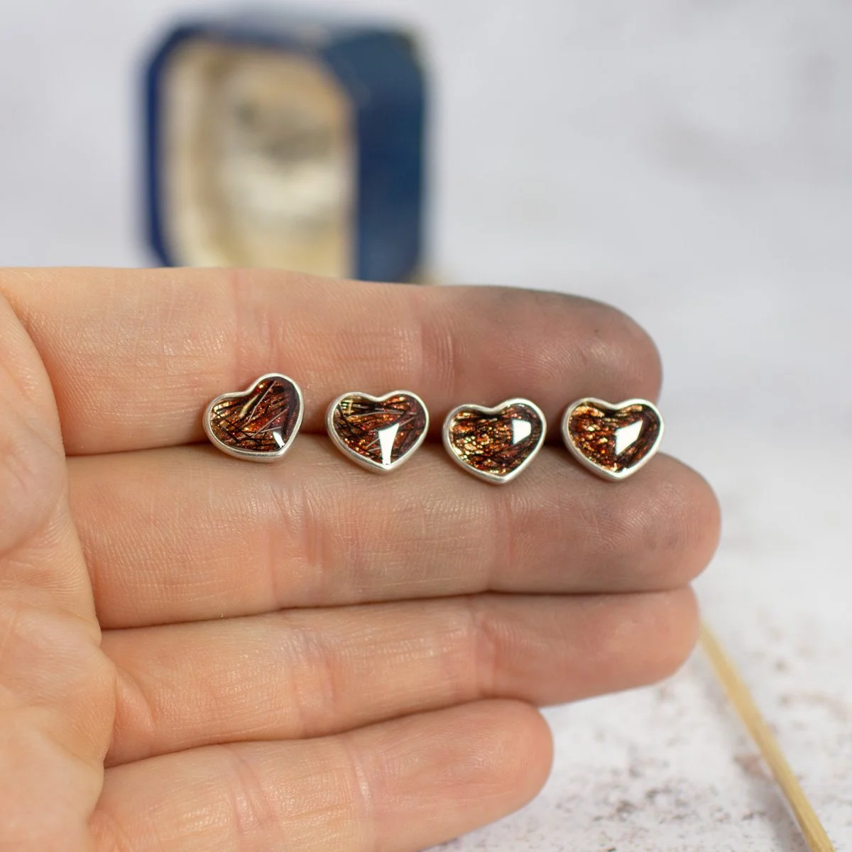 resin heart horse hair studs 2.jpg