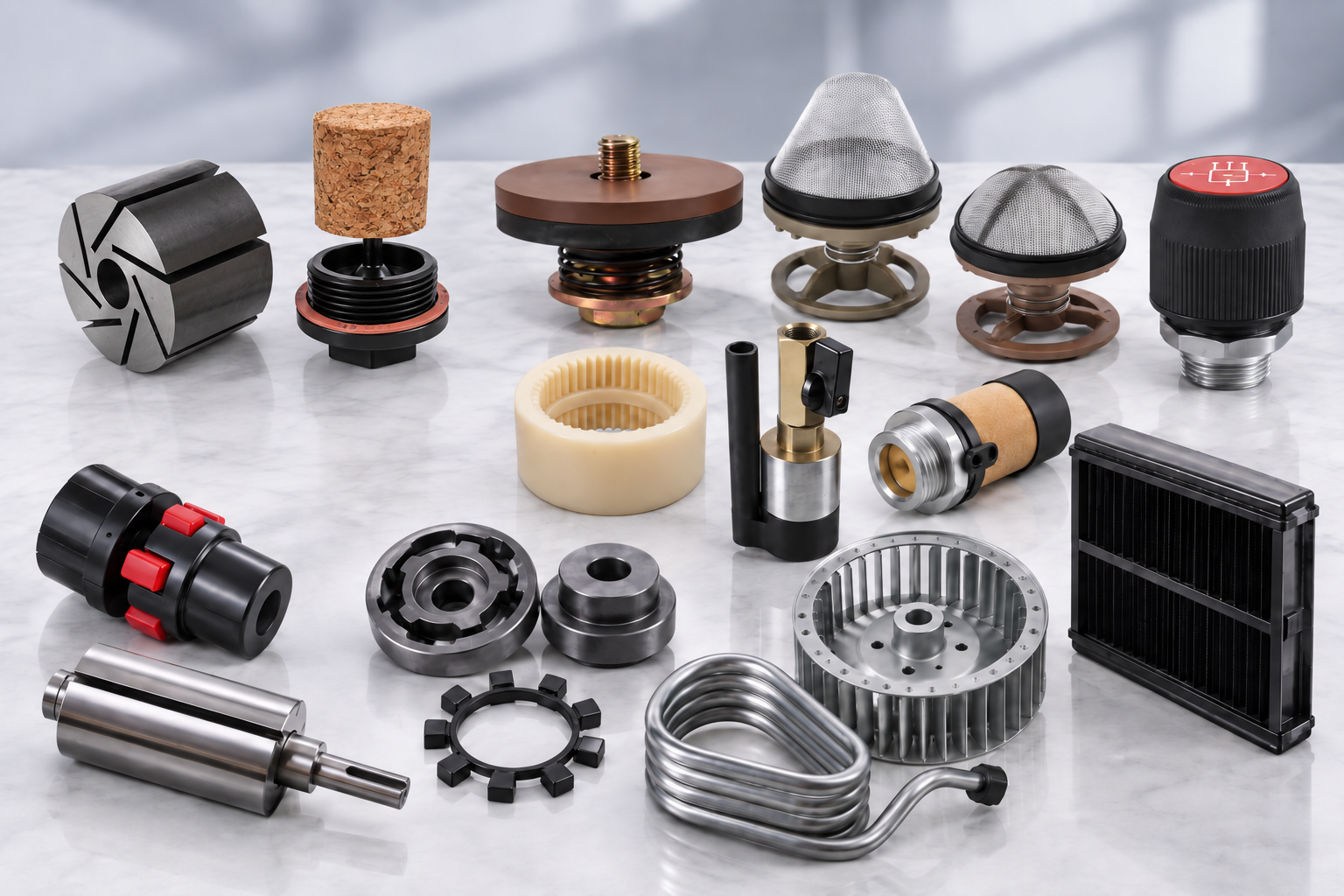 Vakum pompası yedek parça.Becker soğutma fanı,Becker radyatör,Busch radyatör,Bekcer rotor,Busch rotor,Becker kaplin lastiği,Becker kaplin,Busch kaplin,Basınç/vakum regüle valfi