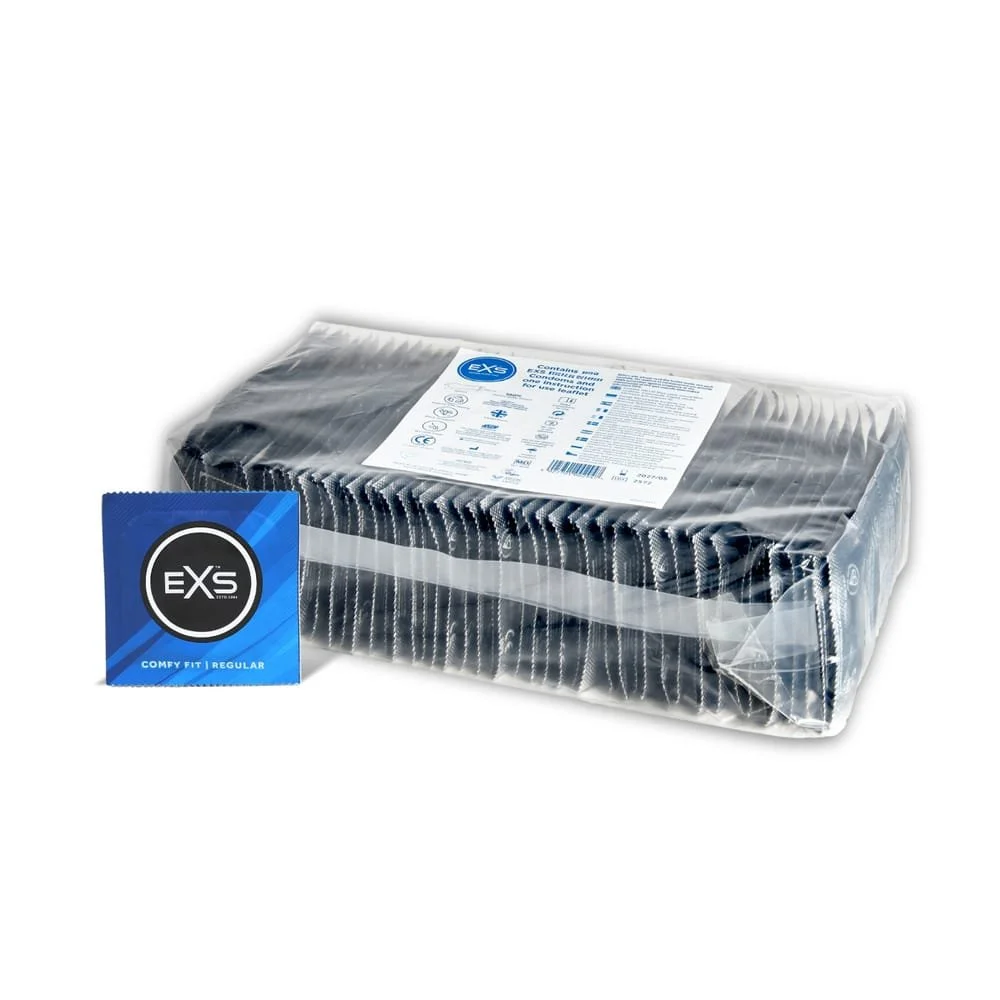 EXS Regular bulk pack condoms x100