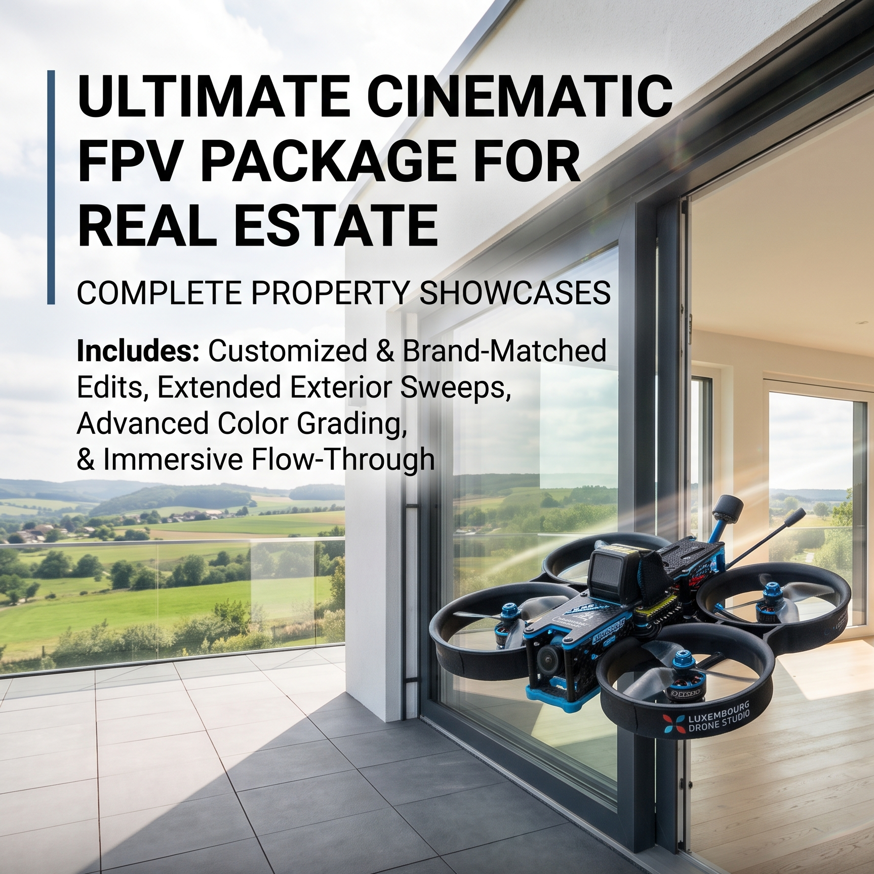 Ultimate Cinematic FPV Package for Real Estate