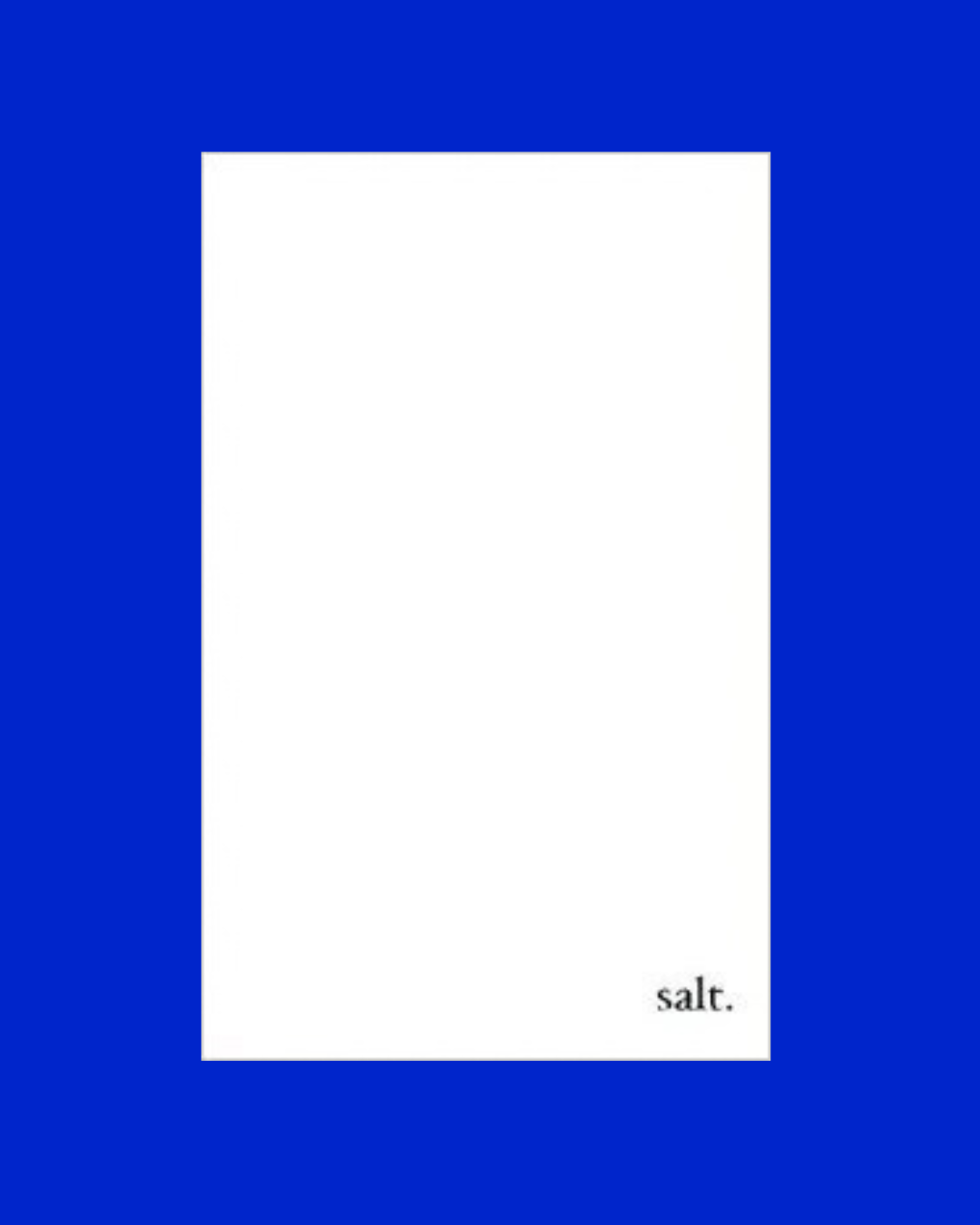 salt - nayyirah waheed