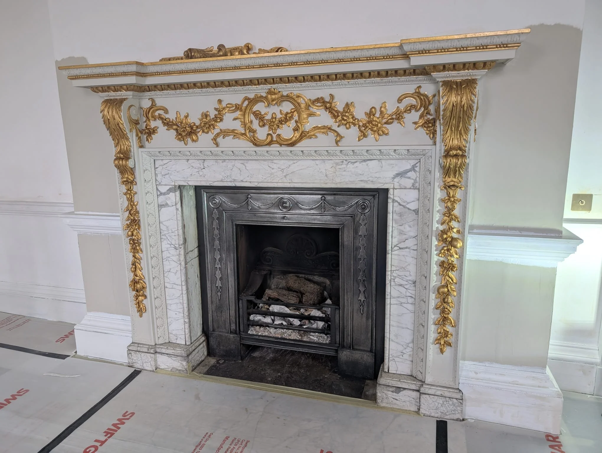 Gilded Fire Surround