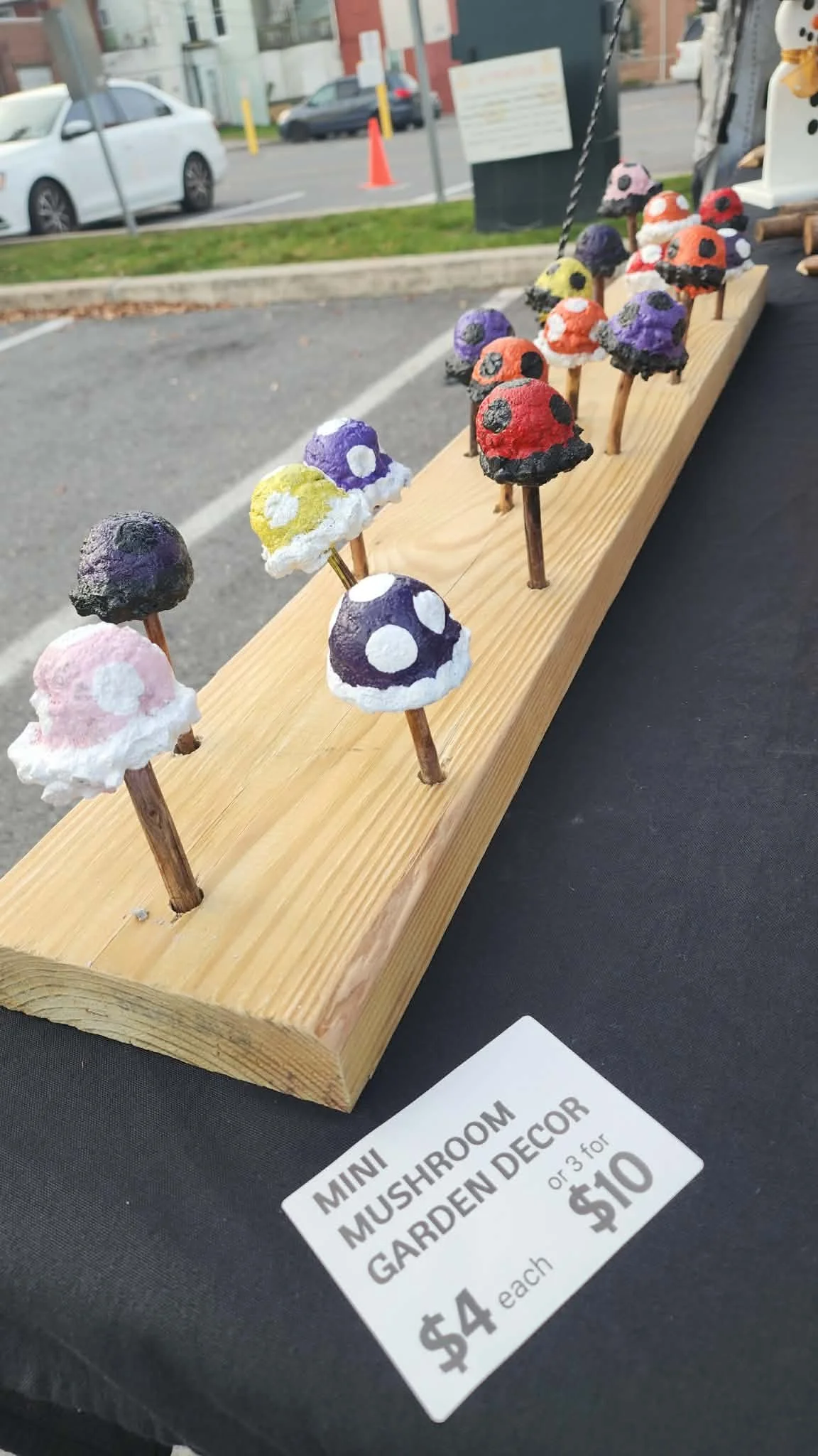 Violet's Mini Mushroom Garden Decor