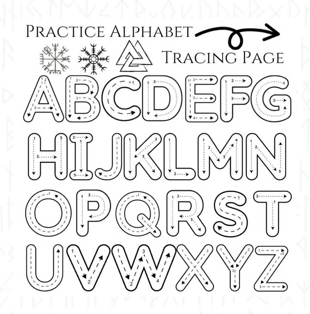 From Axes to Zodiac bonus activity page featuring practice alphabet writing for young children