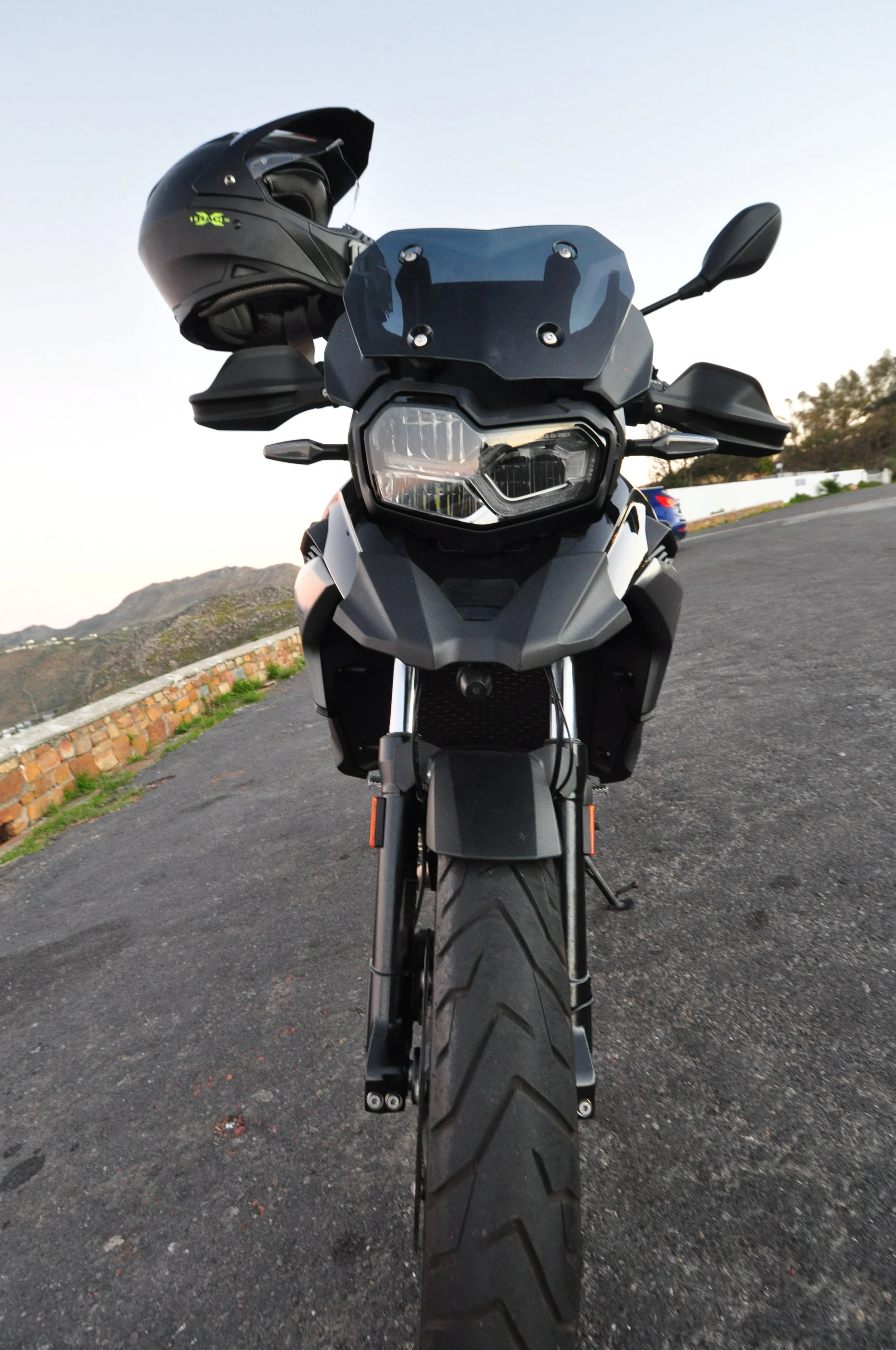BMW F800GS adventure motorcycle rental in Cape Town, South Africa