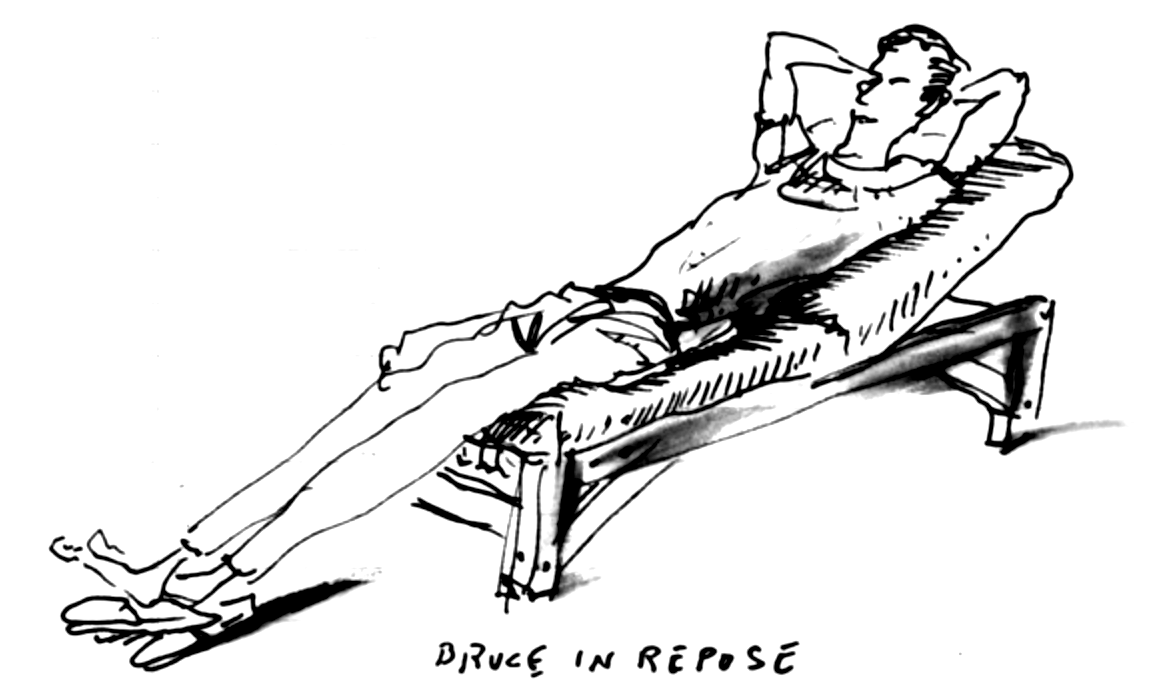 Sketch of Bruce Bildsten