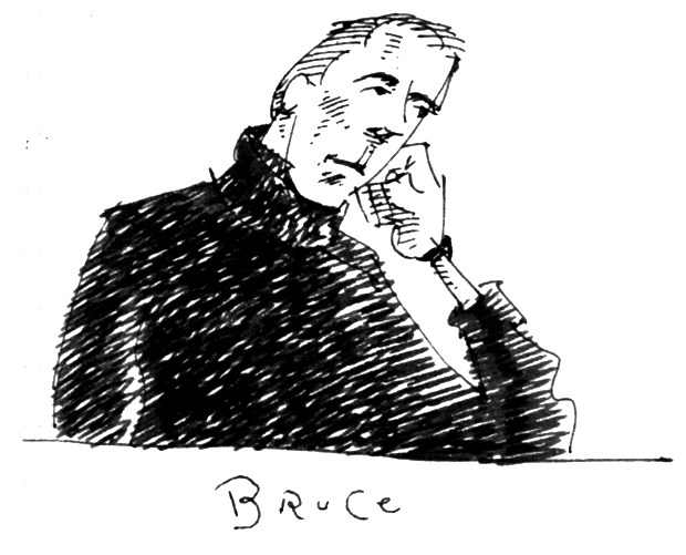 Sketch of Bruce Bildsten