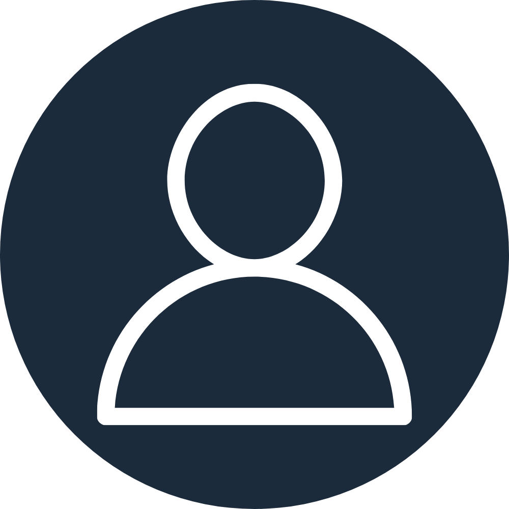 Generic user profile icon with a silhouette of a person on a dark background.