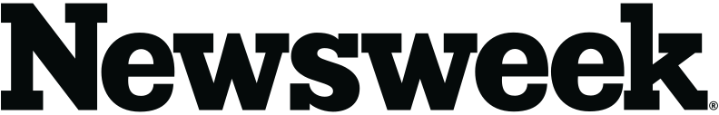 Text reading 'Newsweek' in bold black letters on a white background.