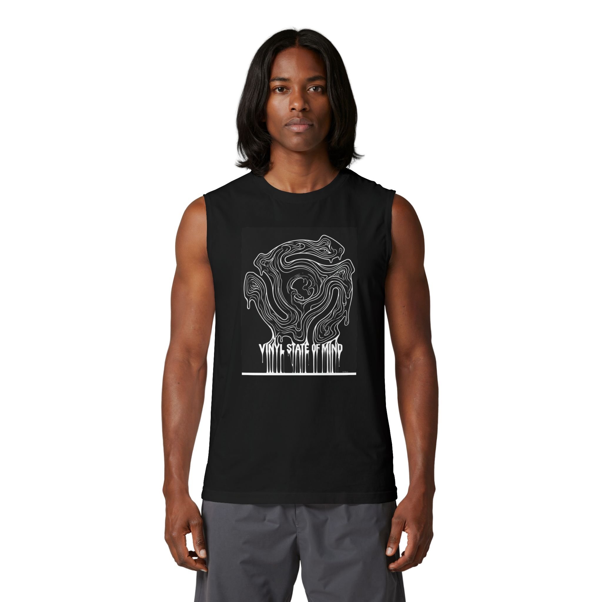 "Vinyl State of Mind" Muscle Tank