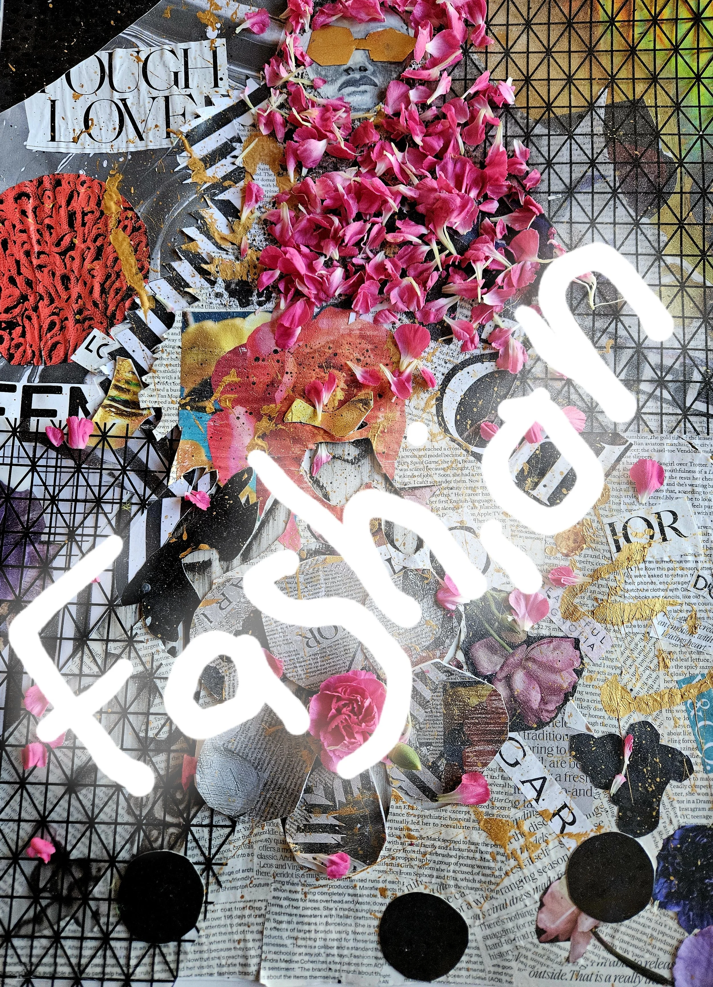 Fashion Mixed Media Digital Art Print-Instant Download