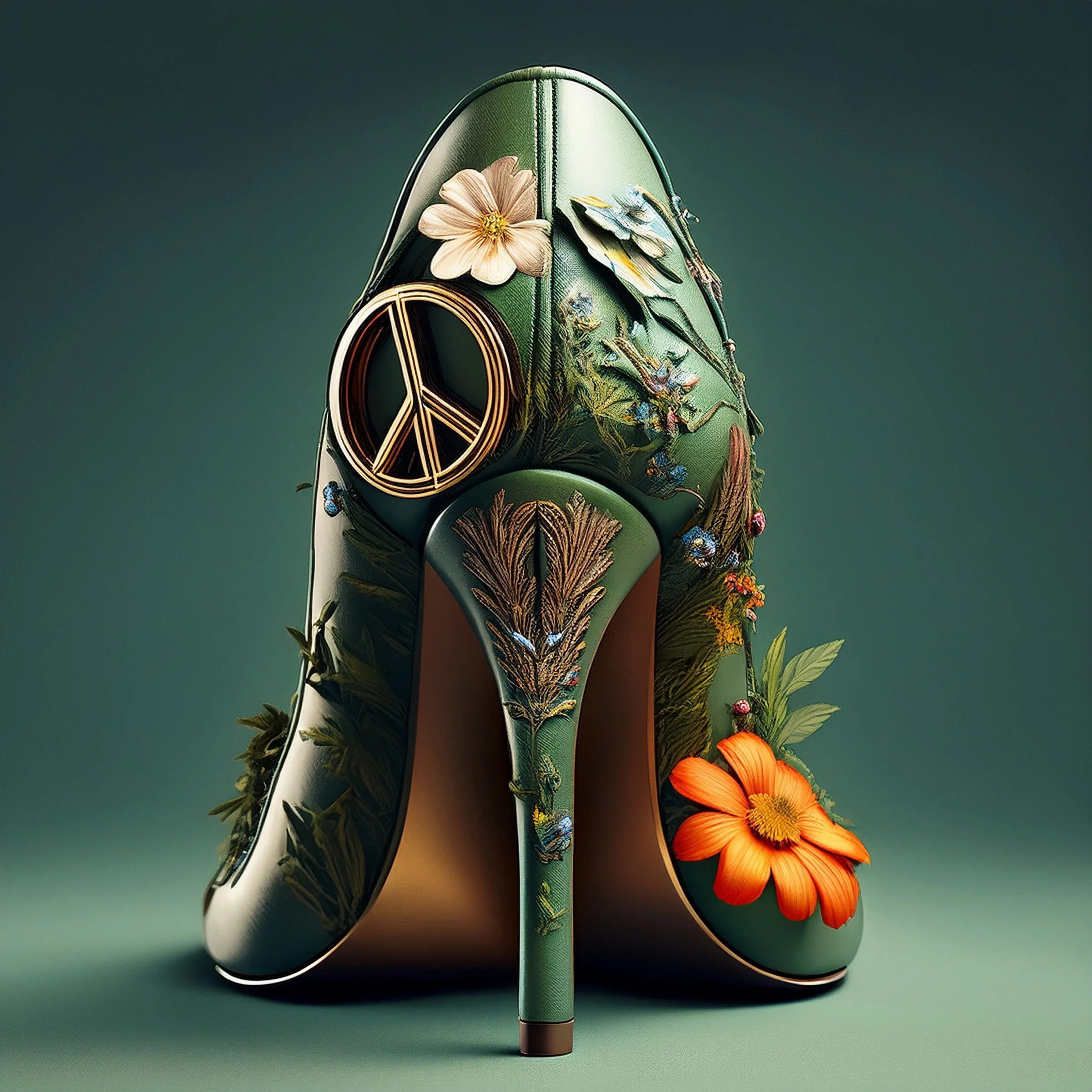 "Heels of Harmony" – de Blues Footwear Collection Fine Art Print