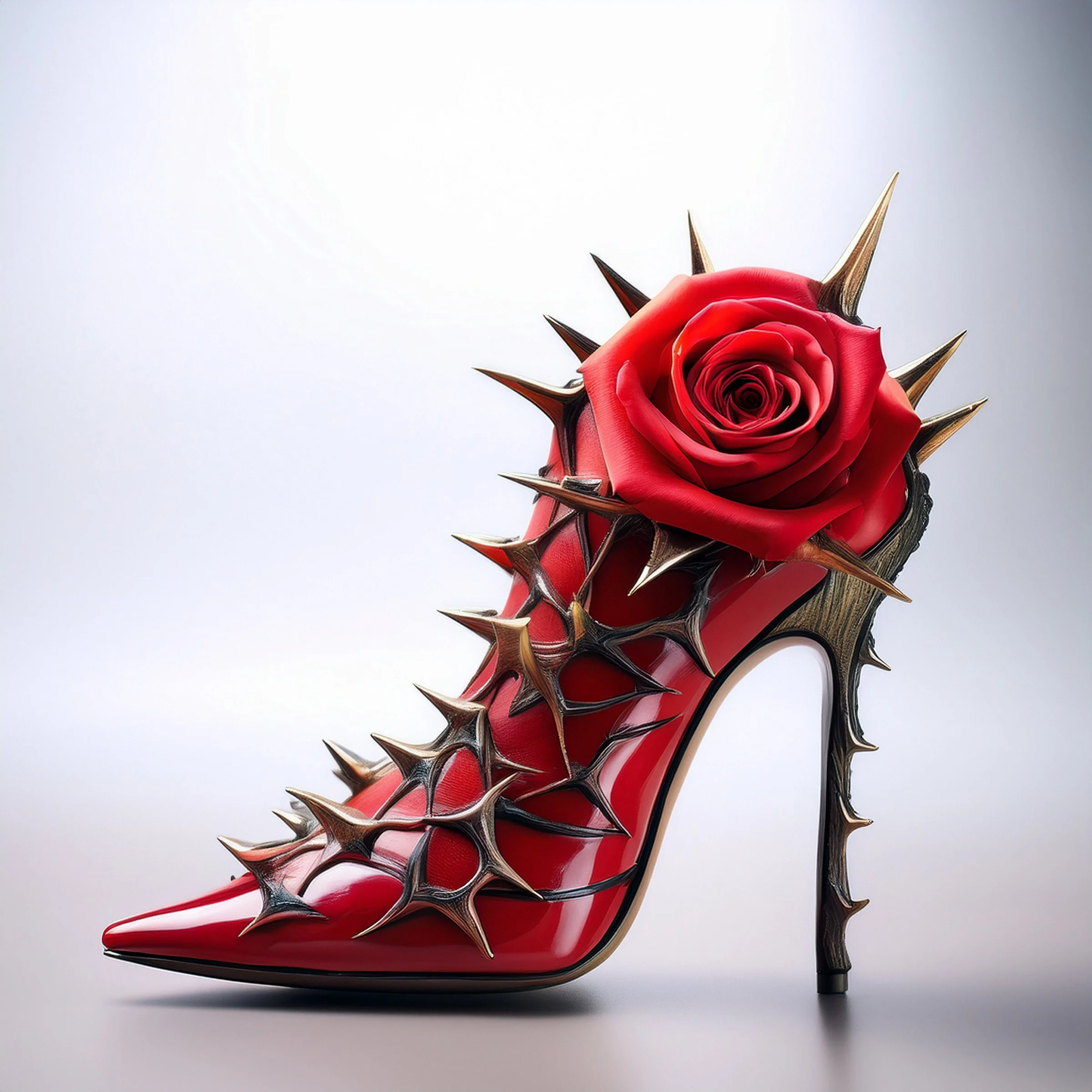 "Thorn & Velvet" – Fantasy Footwear Fine Art Print