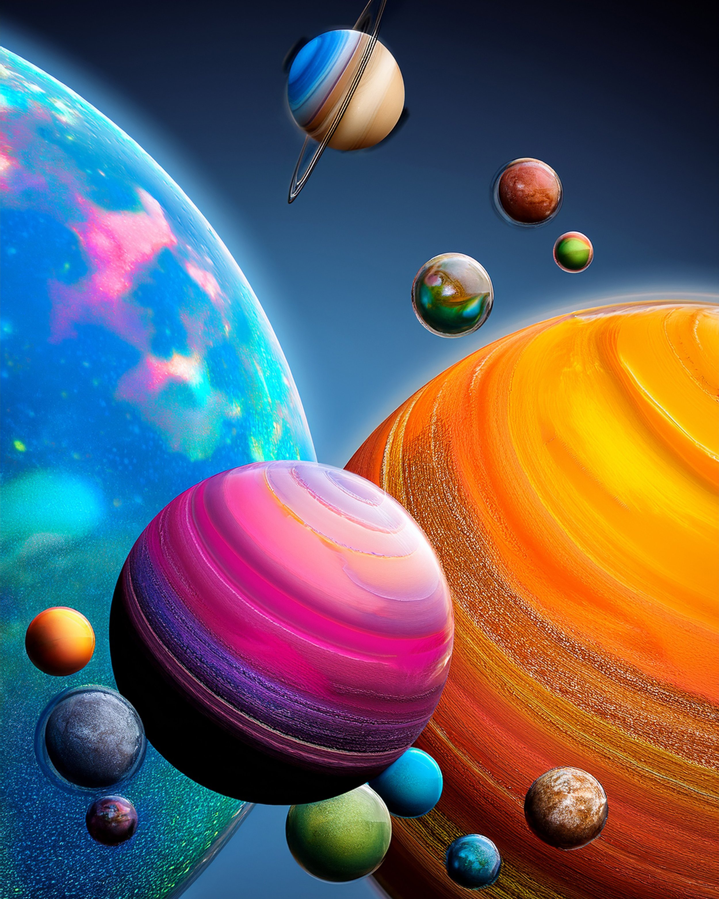 "Cosmic Symphony" Celestial Fine Art Print