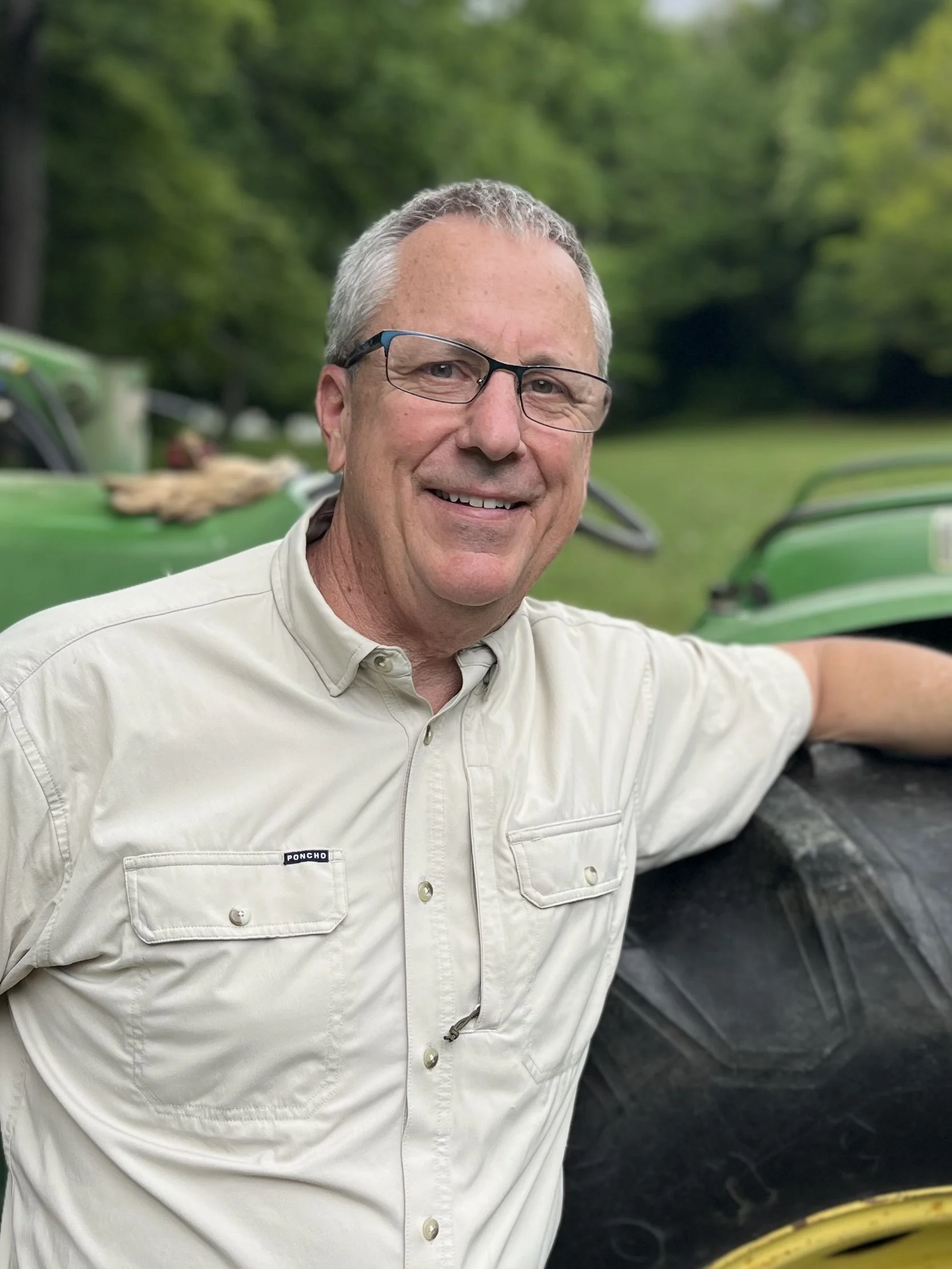 Fred Crawford candidate for Chairman, Swain County Board of Comisisoners is a farmer and owns Dogwood Farm in Whittier