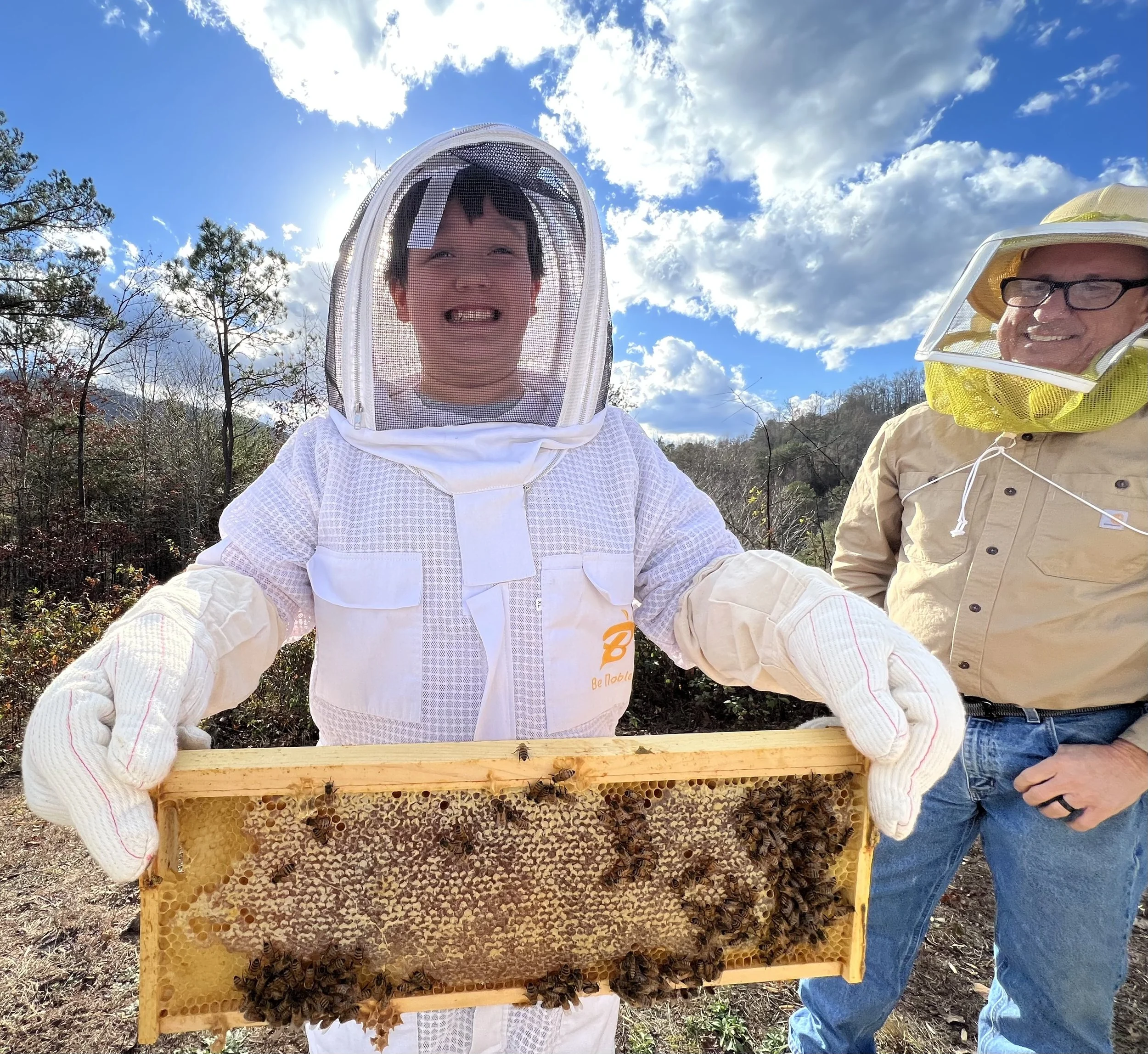 Fred Crawford beekeeper