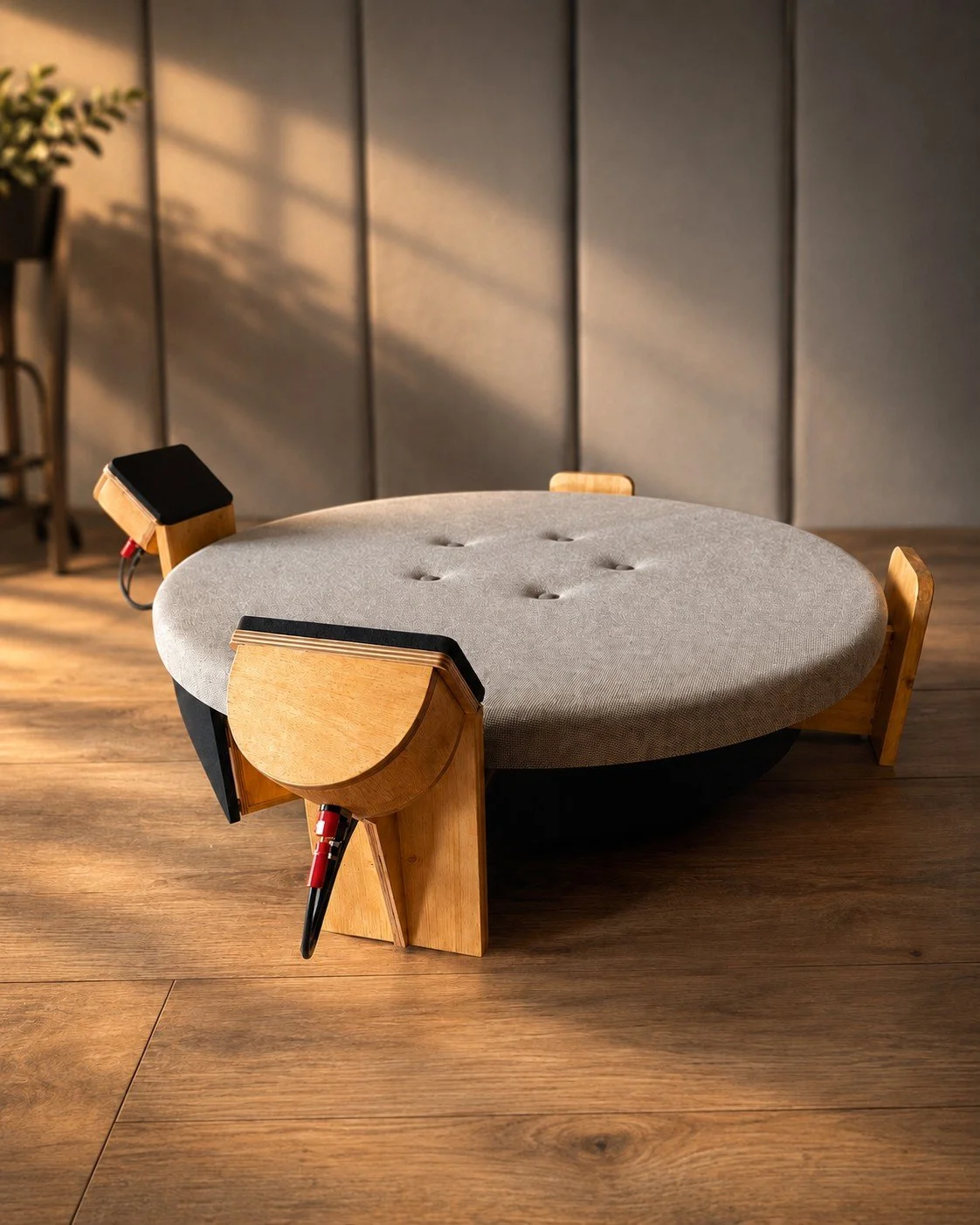 SonicNEST™ Founder Edition is the inaugural limited series of our handcrafted spatial audio and vibroacoustic lounge. Created for visionaries who want to experience music beyond conventional listening, SonicNEST combines high-fidelity stereo sound, b